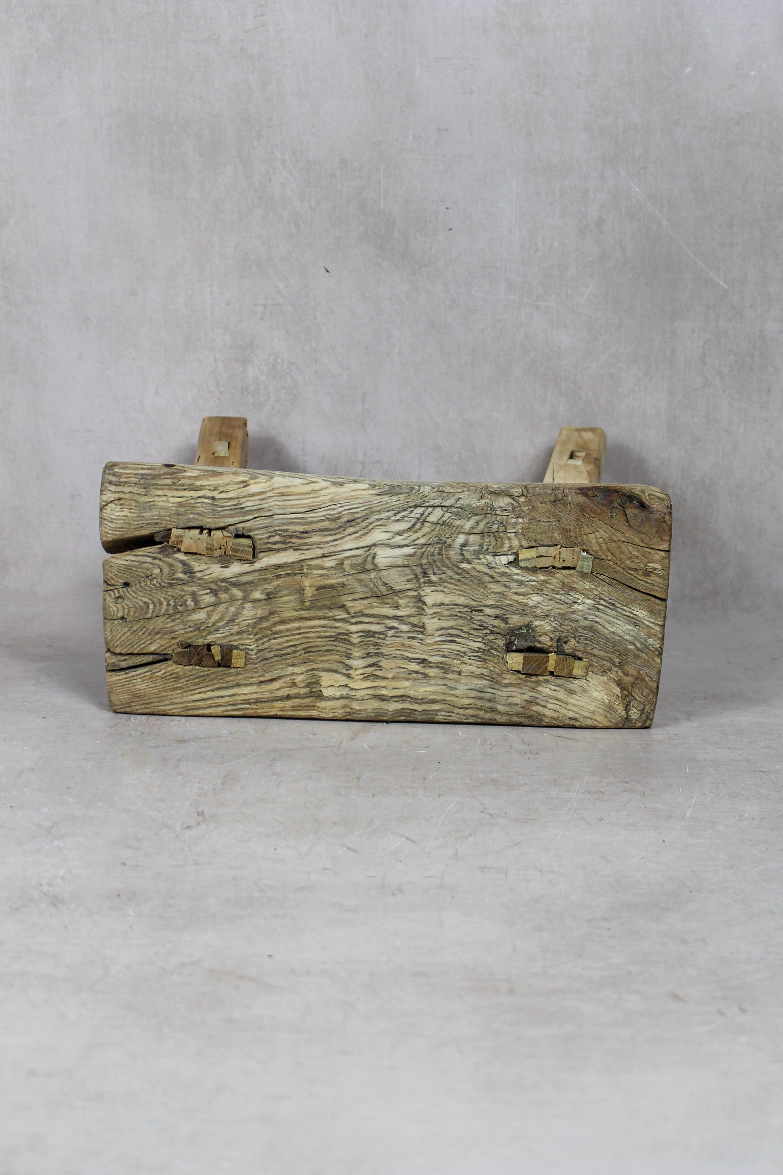 Vintage Rustic Stool Small - Elm wood - 42