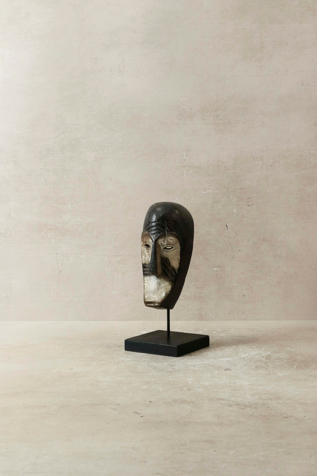 Hand carved African mask small - 60.42