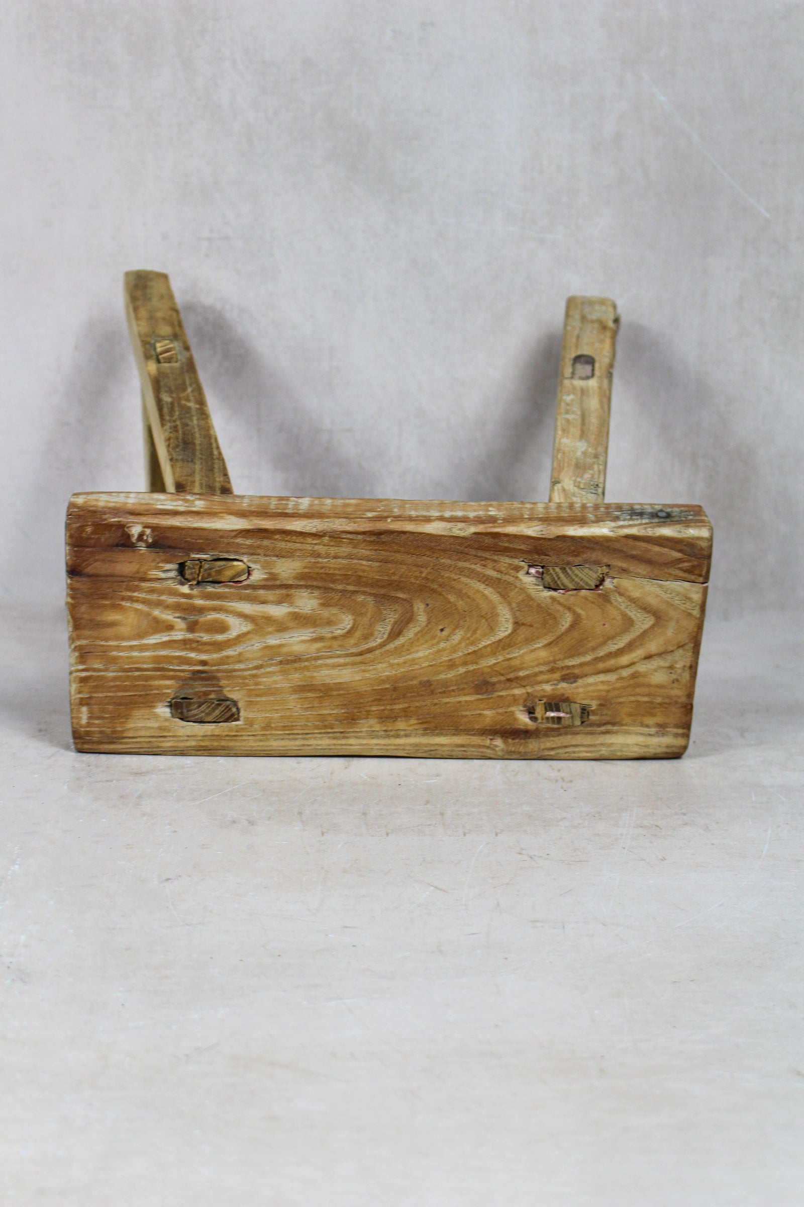 Vintage Rustic Stool Small - Elm wood - 44