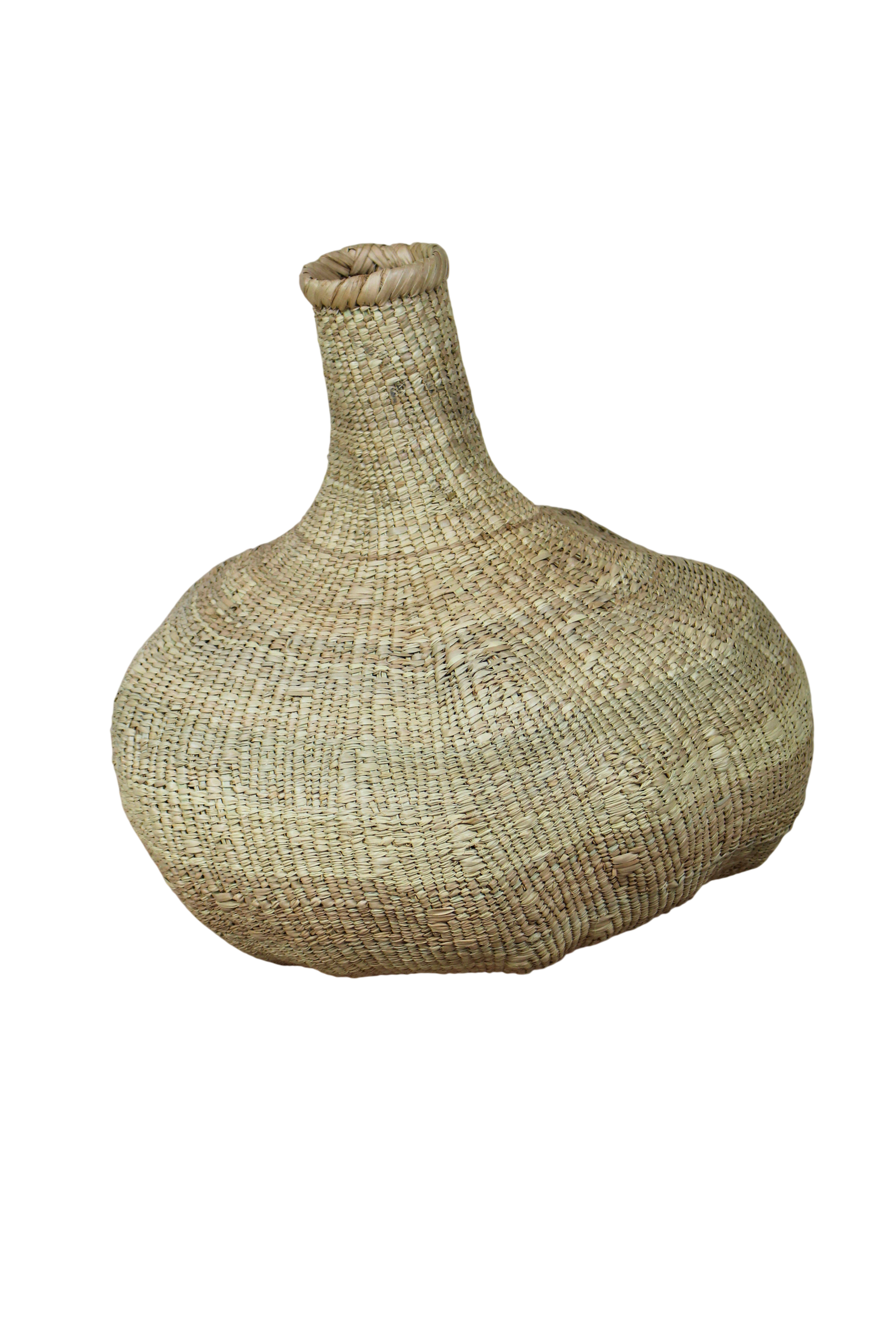 Garlic Gourd woven basket - Zimbabwe - 18.8