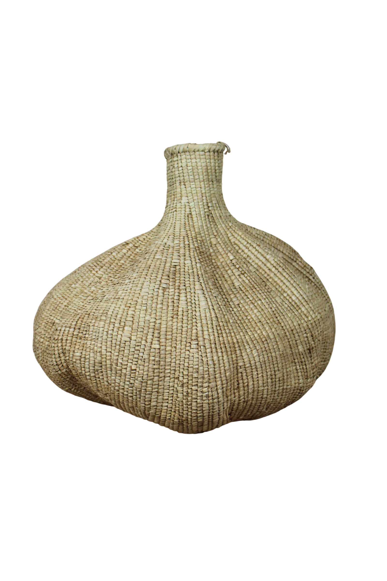 Garlic Gourd woven basket - Zimbabwe - 18.12