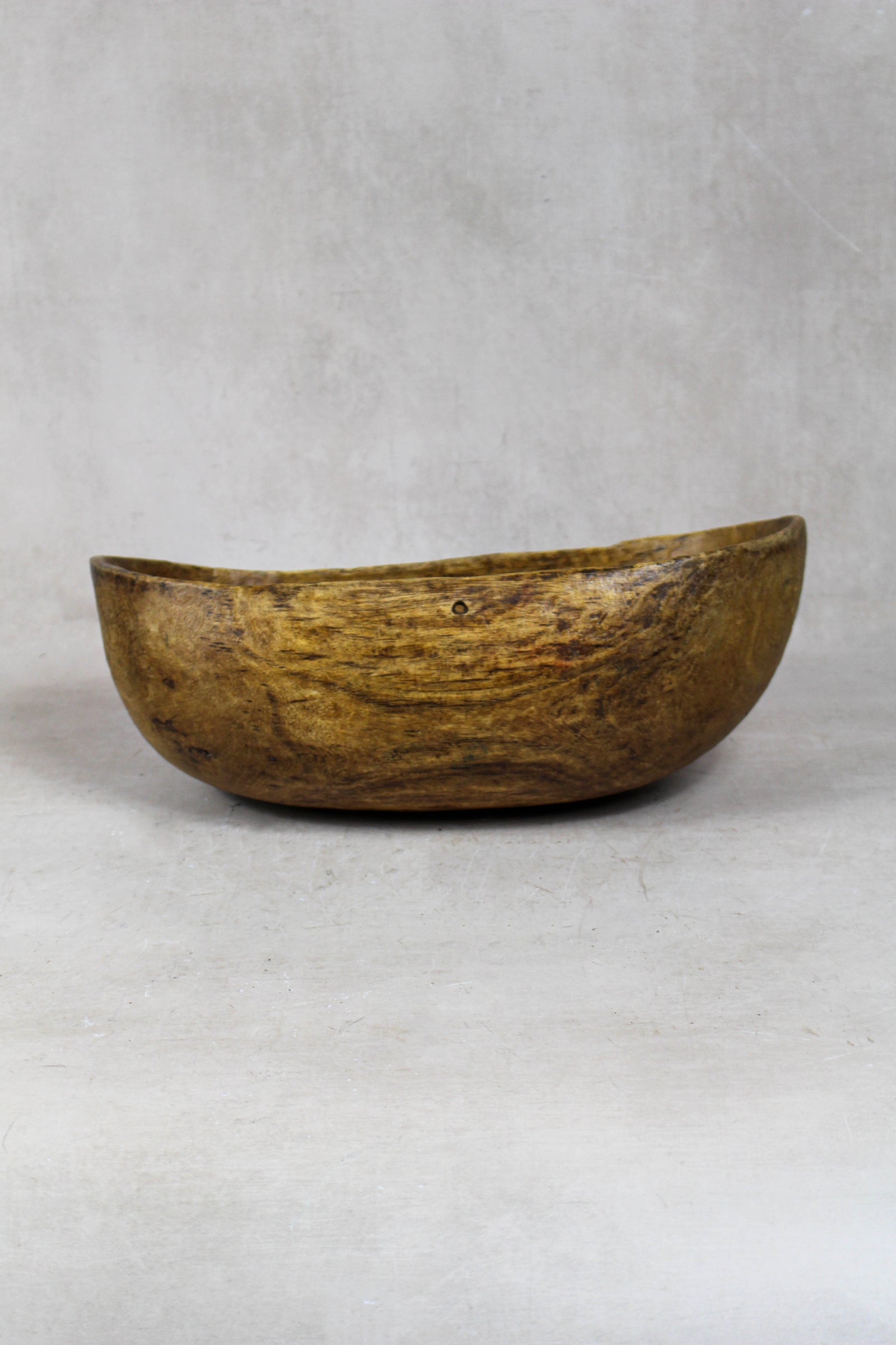 Vintage hand-carved Turkana wooden bowl from Kenya