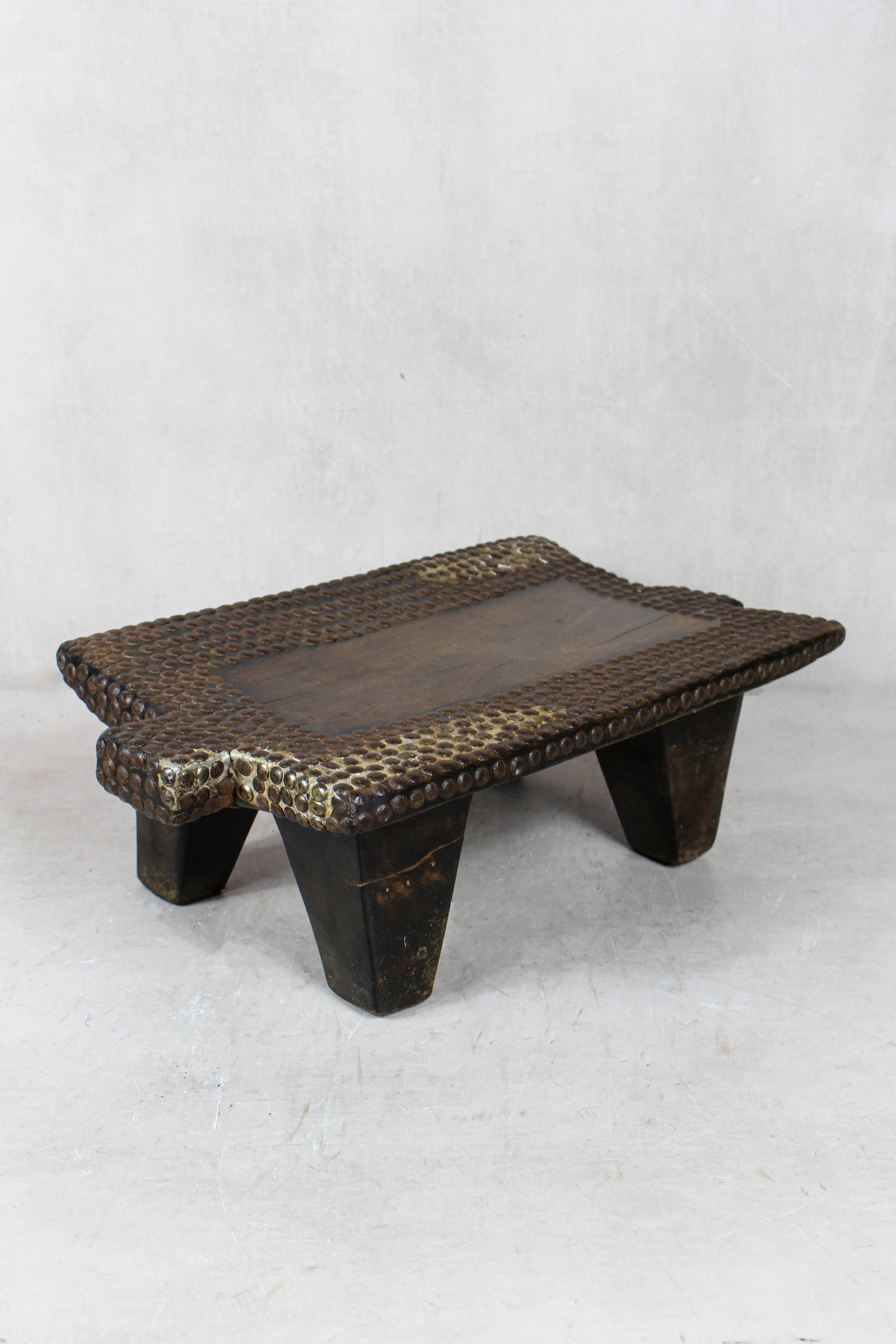 Vintage Rwanda Wood Table 2.5