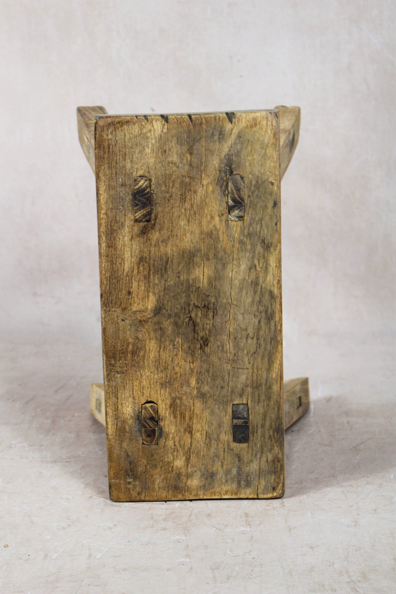 Vintage Rustic Stool Small - Elm wood - 49