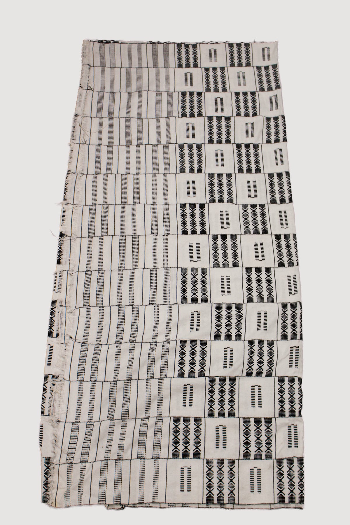 Mossi cloth — detail of the nature-inspired embroidery