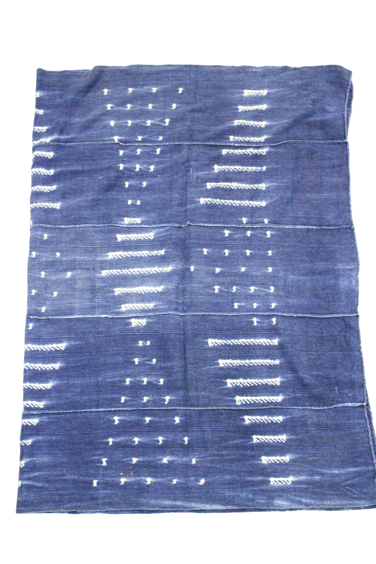 Indigo adire cloth length from Nigeria, approx. 140×100cm
