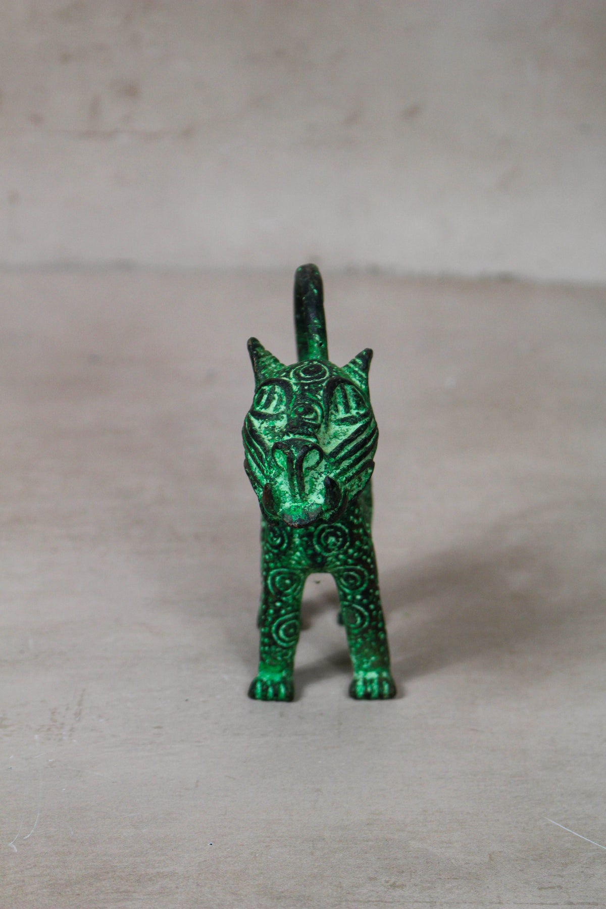 Benin Leopard sculpture - Bronze 56.19