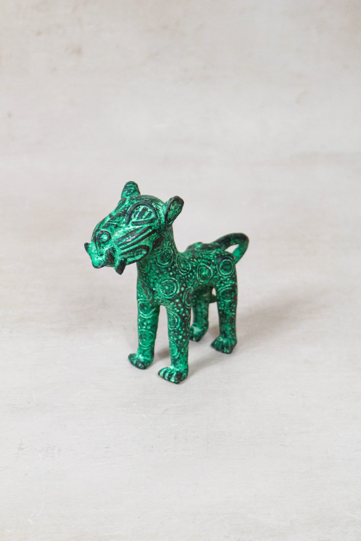 Benin Leopard sculpture - Bronze 56.21