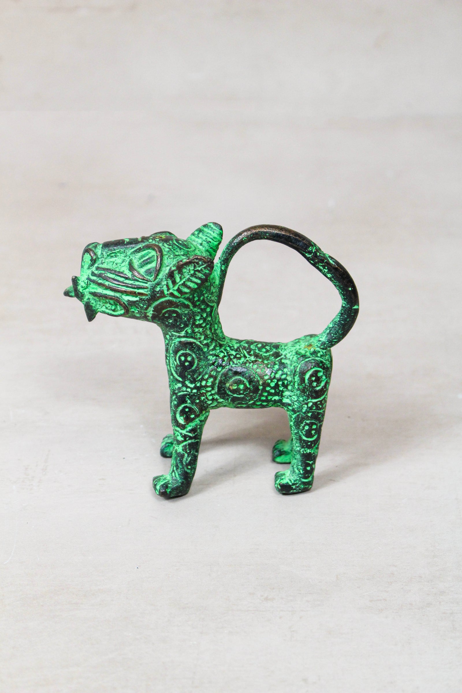 Benin Leopard sculpture - Bronze 56.22