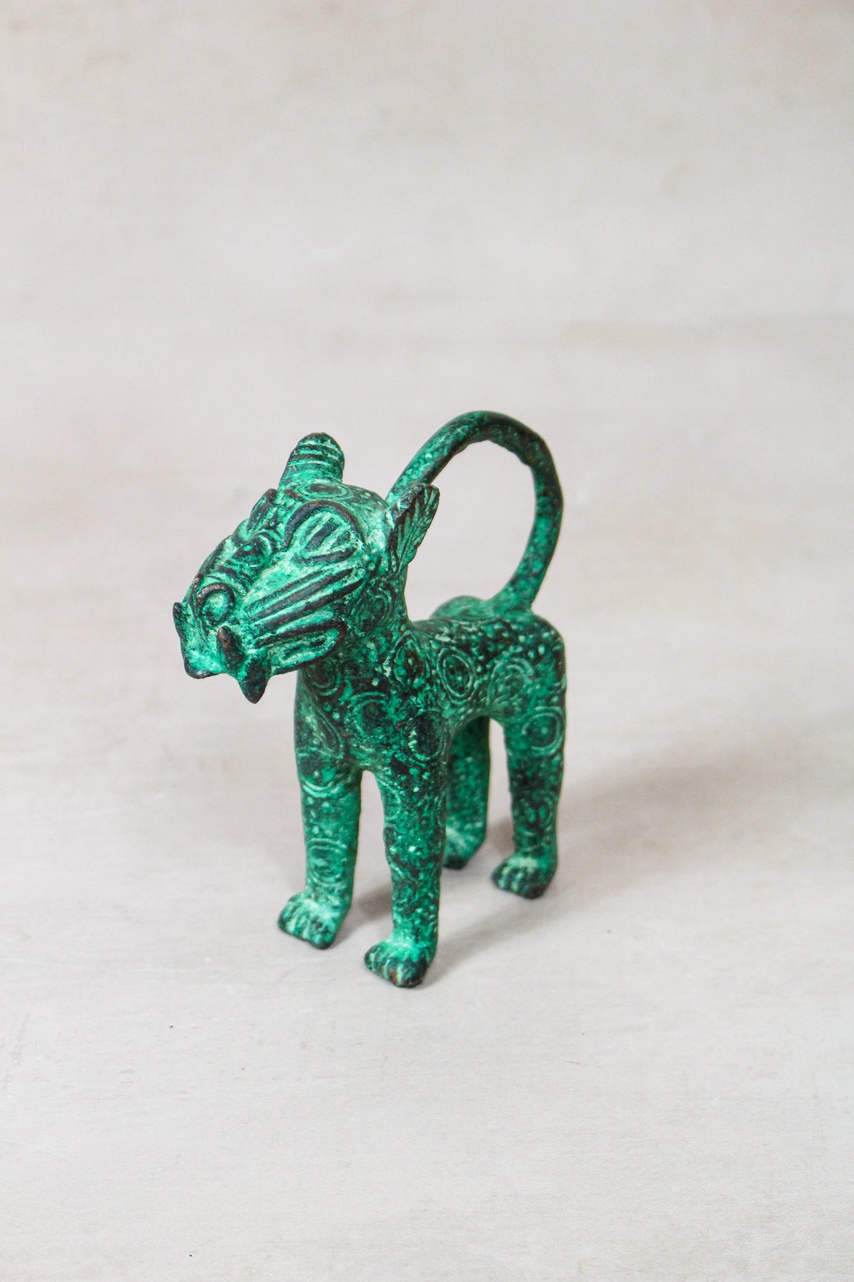 Benin Leopard sculpture - Bronze 56.23