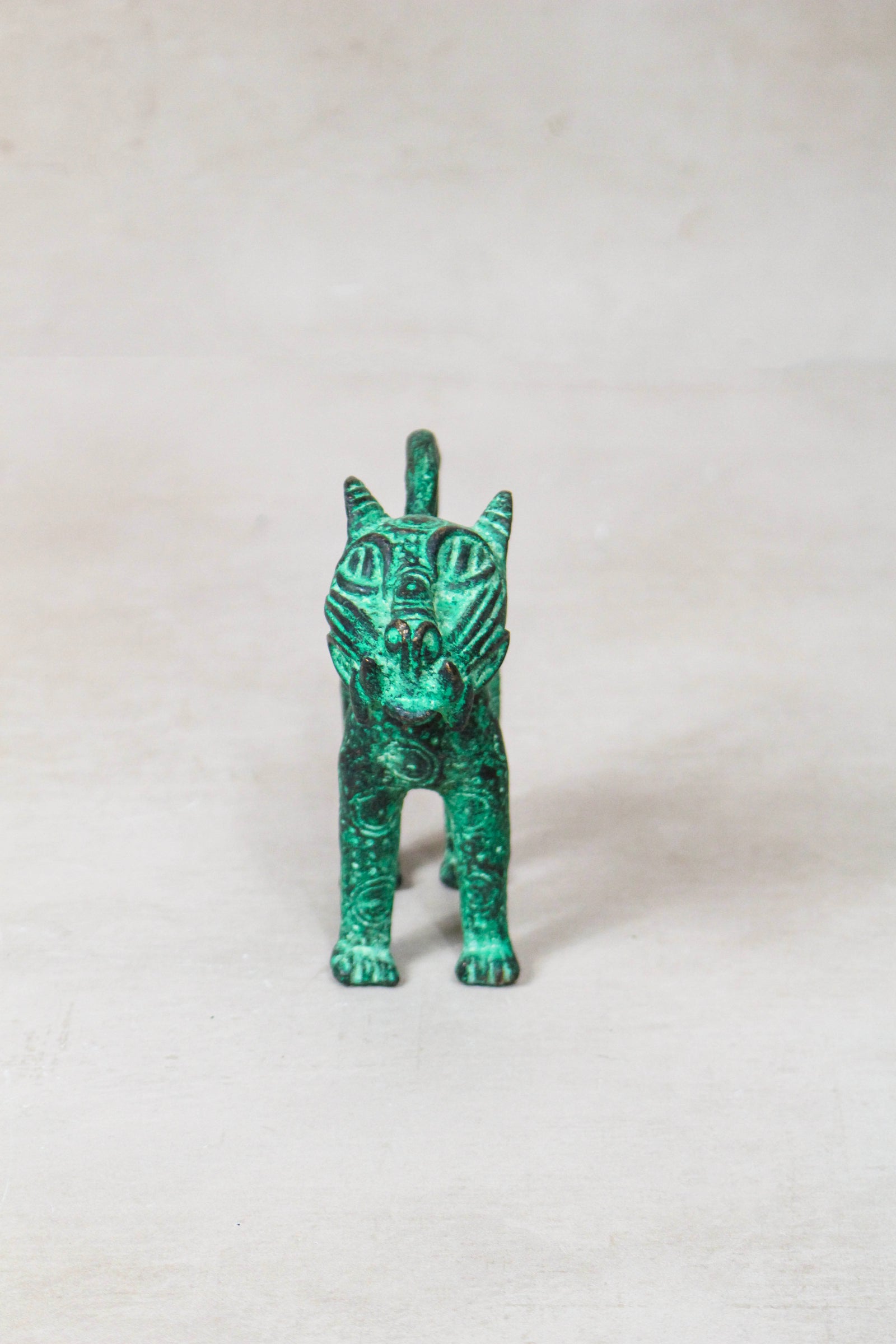 Benin Leopard sculpture - Bronze 56.23