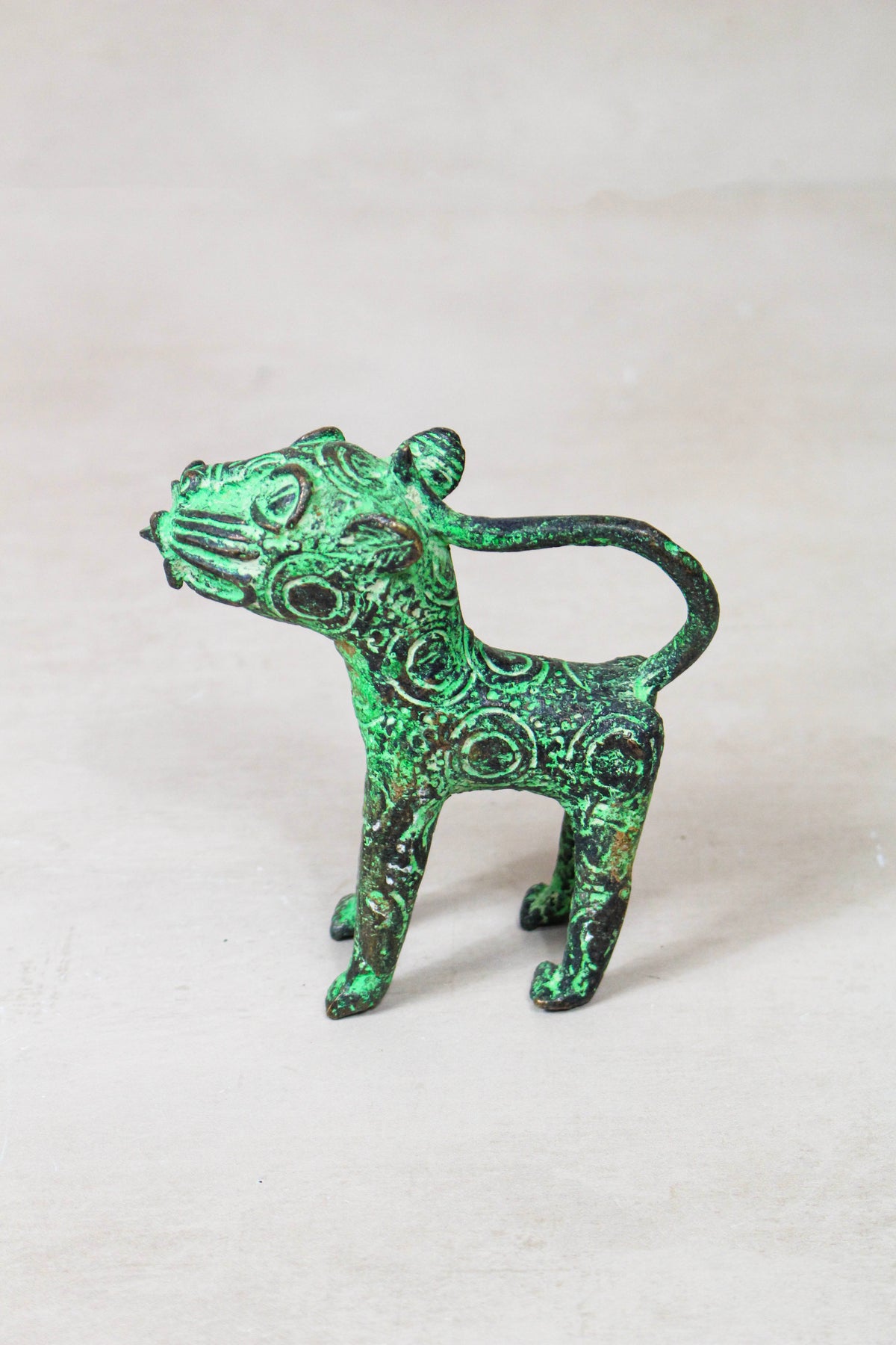 Benin Leopard sculpture - Bronze 56.24