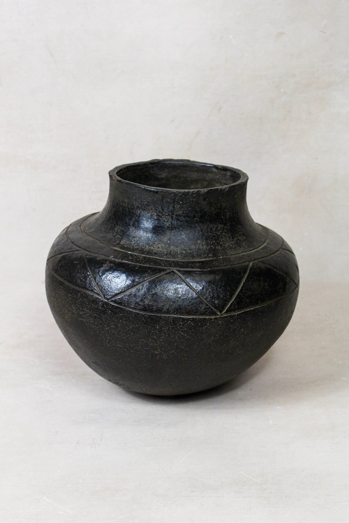 Vintage Shona Pot - Black - 222.1