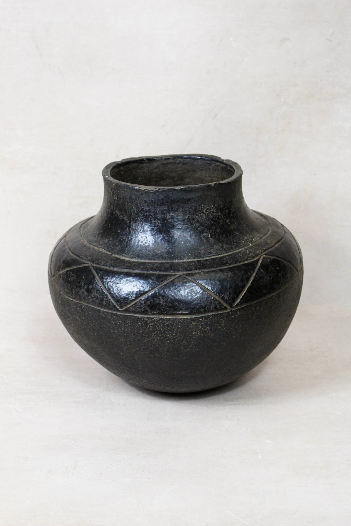 Vintage Shona Pot - Black - 222.1