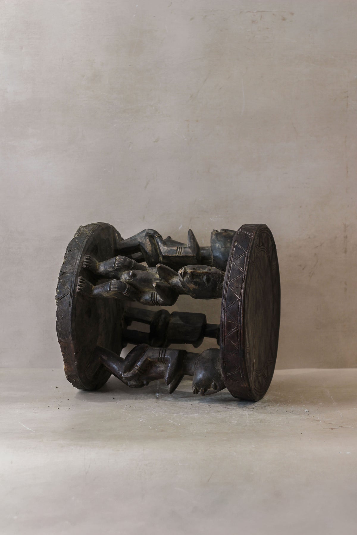 Vintage Baule Wood Side Table 85.1