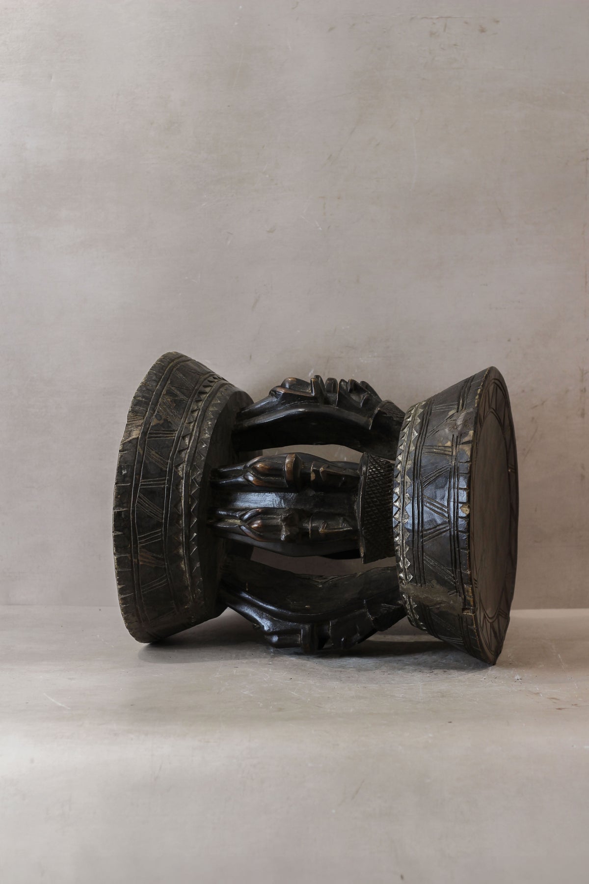 Vintage Baule Wood Side Table 85.2