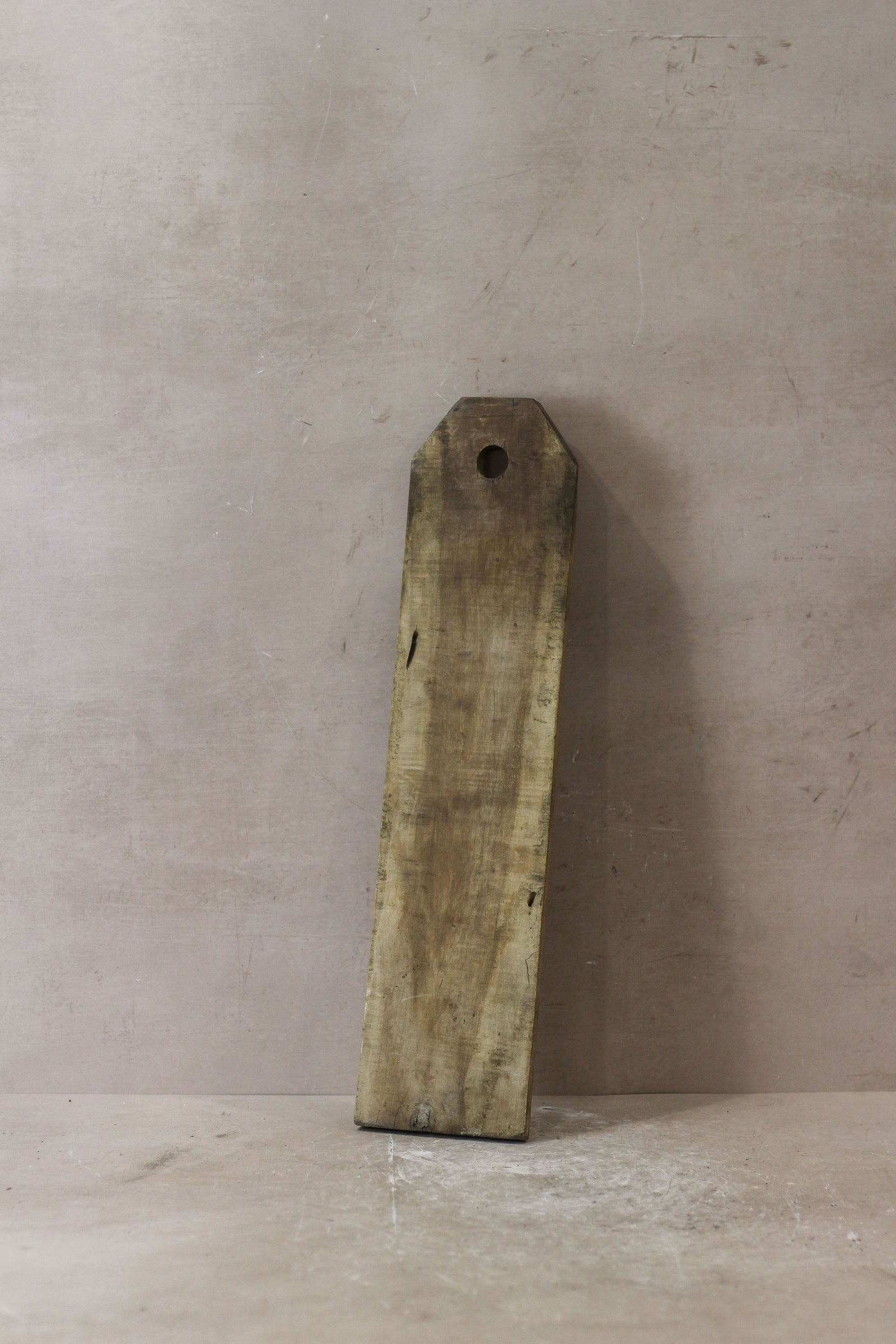 Vintage Elm Wooden Washboard - no 6