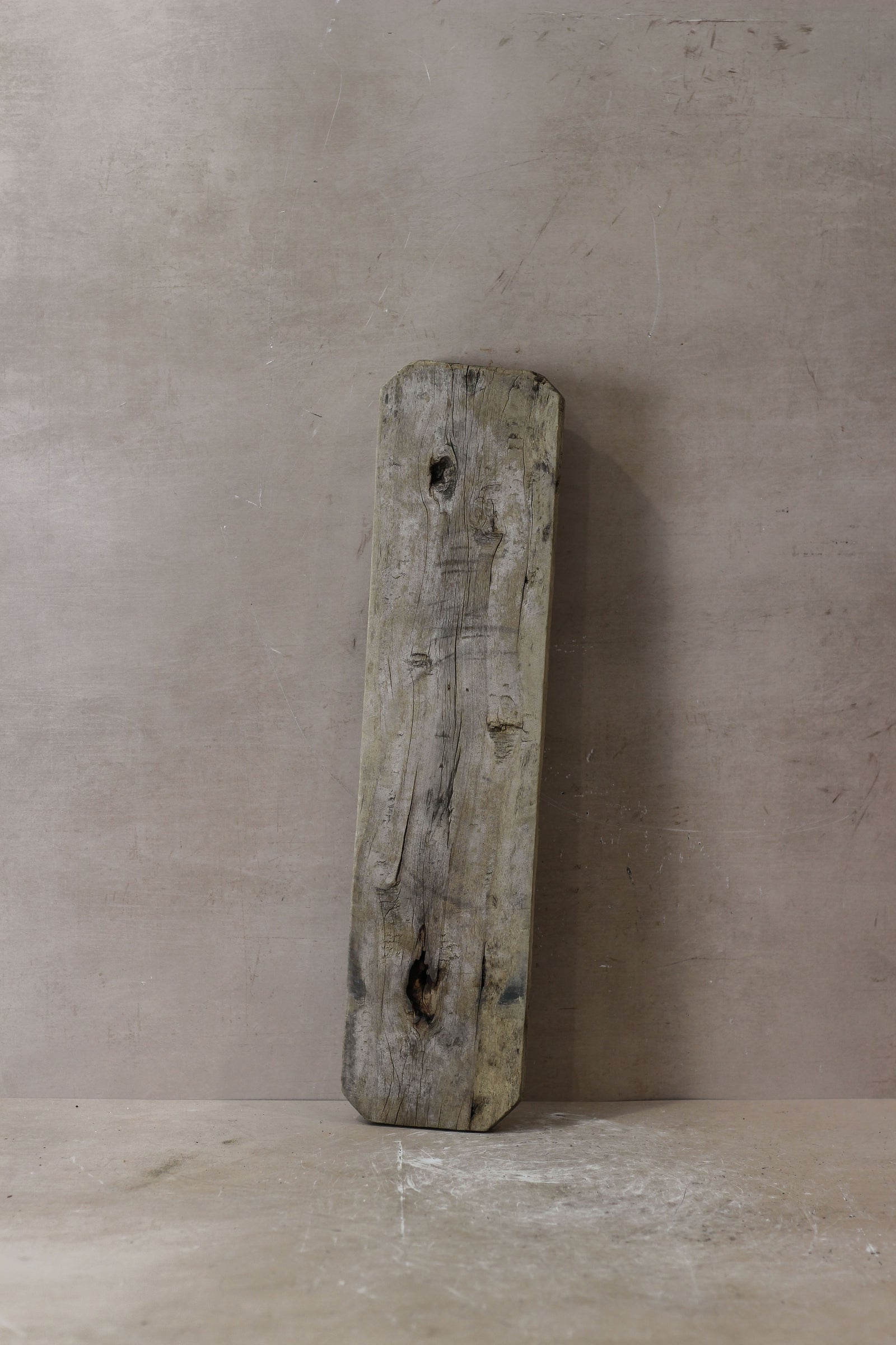 Vintage Elm Wooden Washboard - no 7