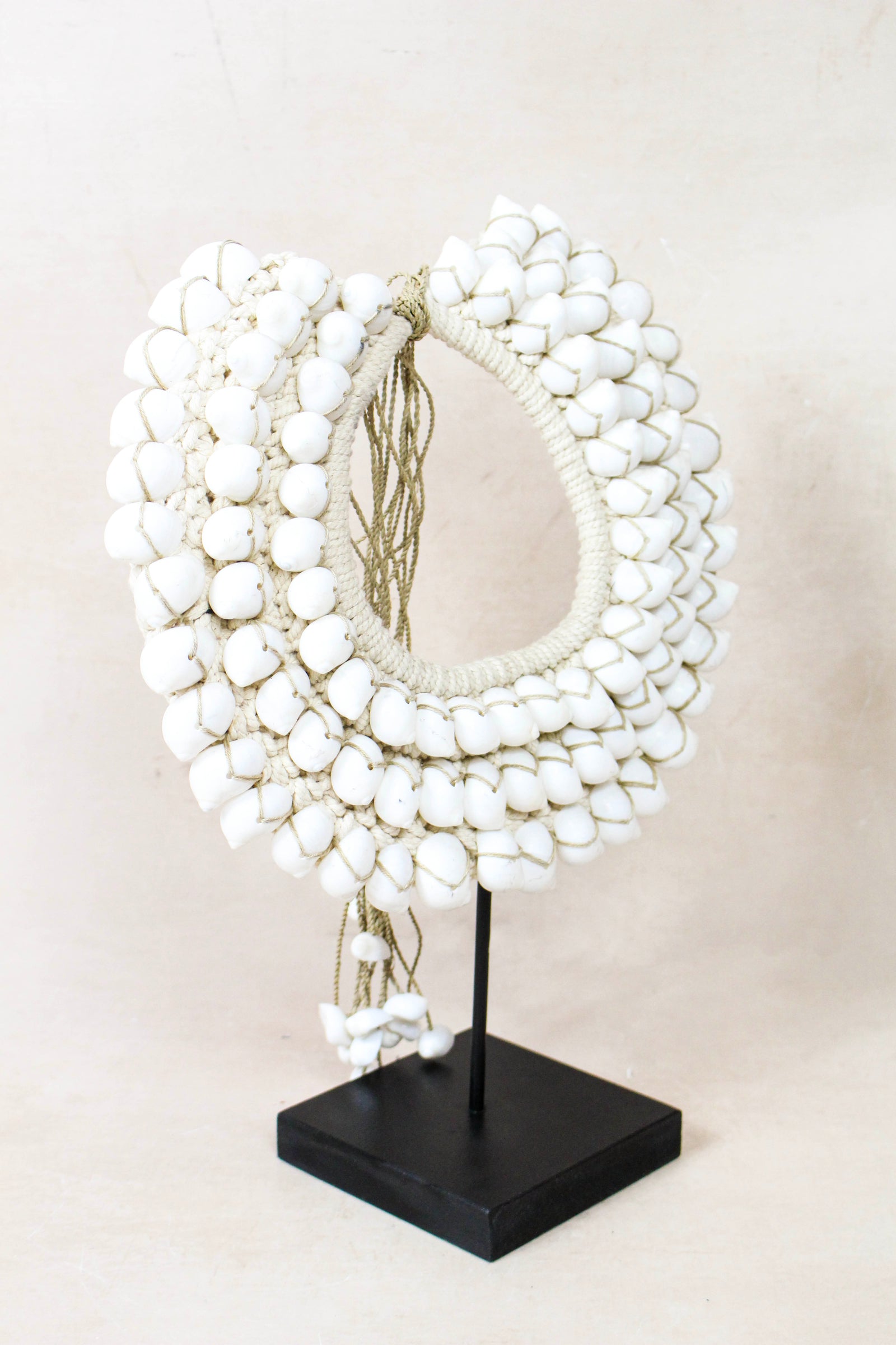 Handmade White Shell Necklace 26.4