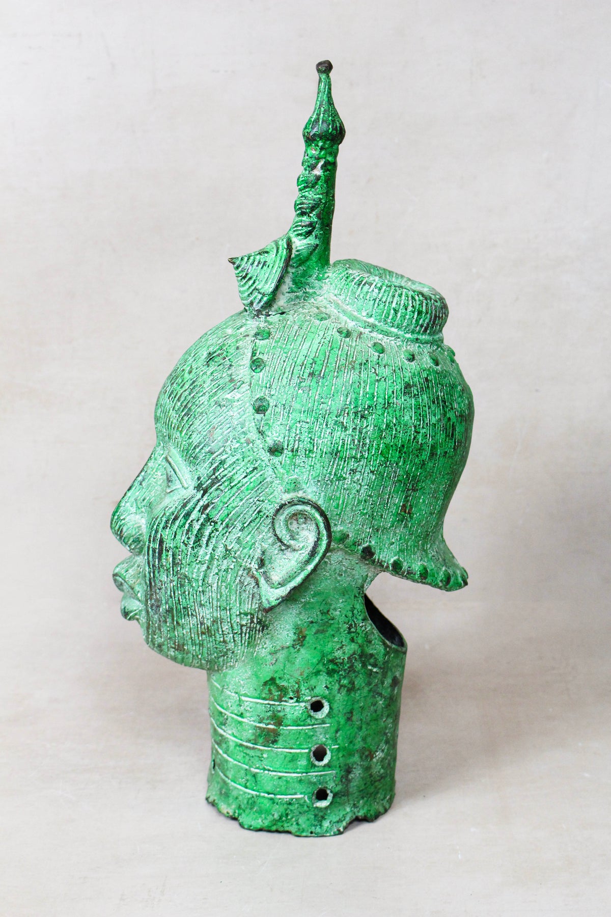 Benin Bronze Ife Head - Large - 8.1