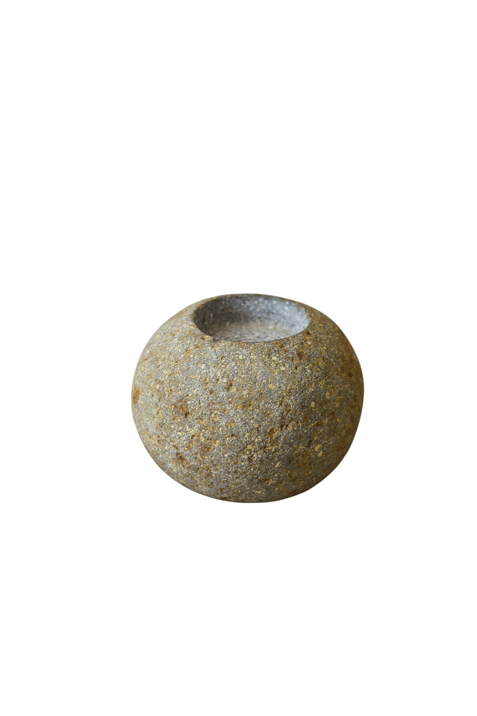 River Stone Candle Holder - 62B.6