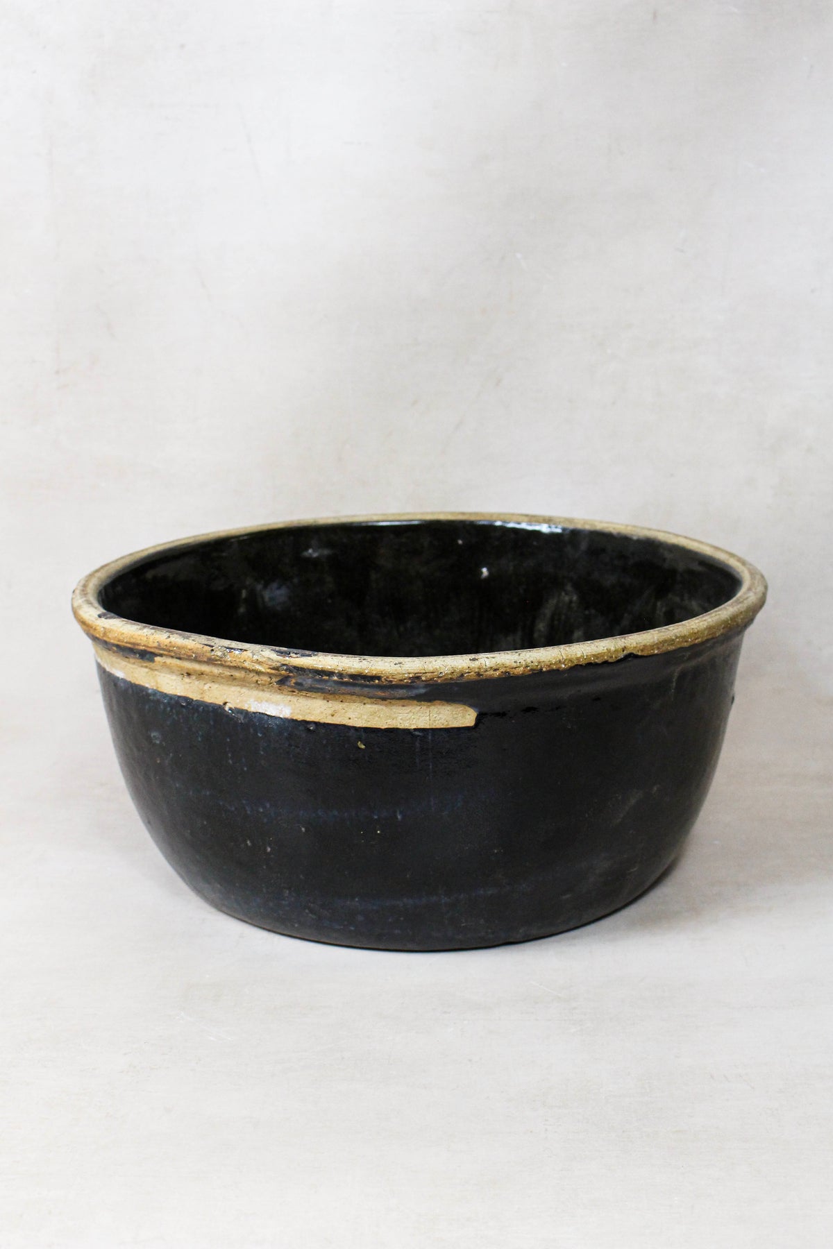 Wabi Sabi Antique Dark Glazed Terracotta Bowl Small- 188.4