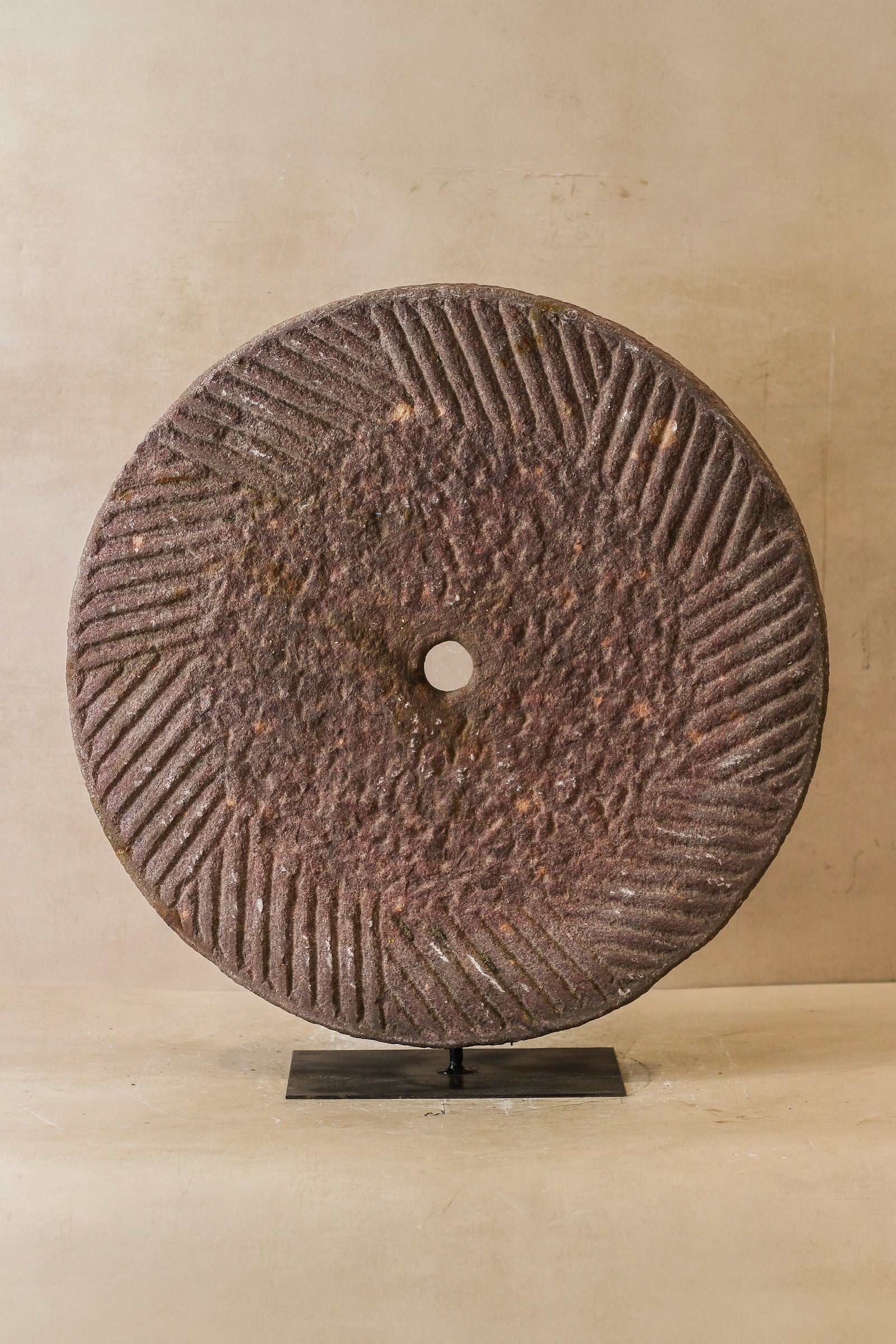 Antique Stone Grinding Wheel - 104.1