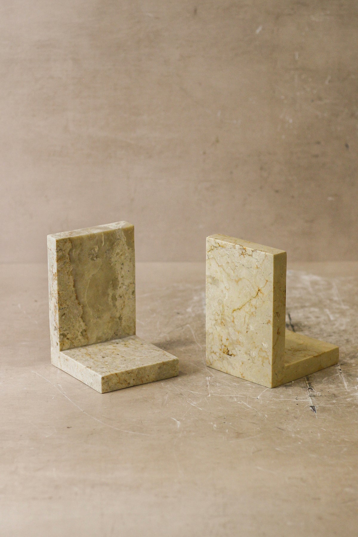 Marble Square Bookends