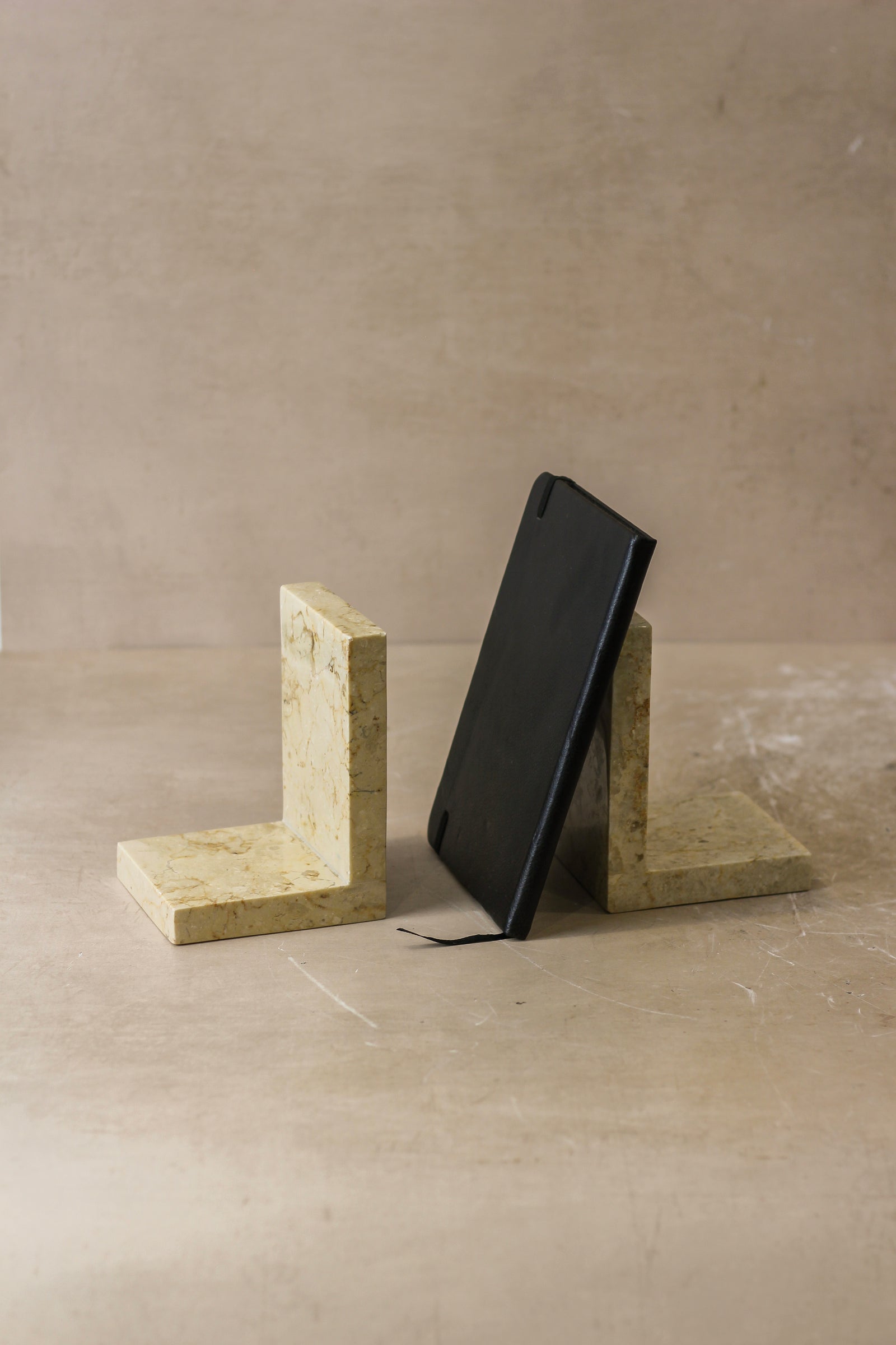 Marble Square Bookends