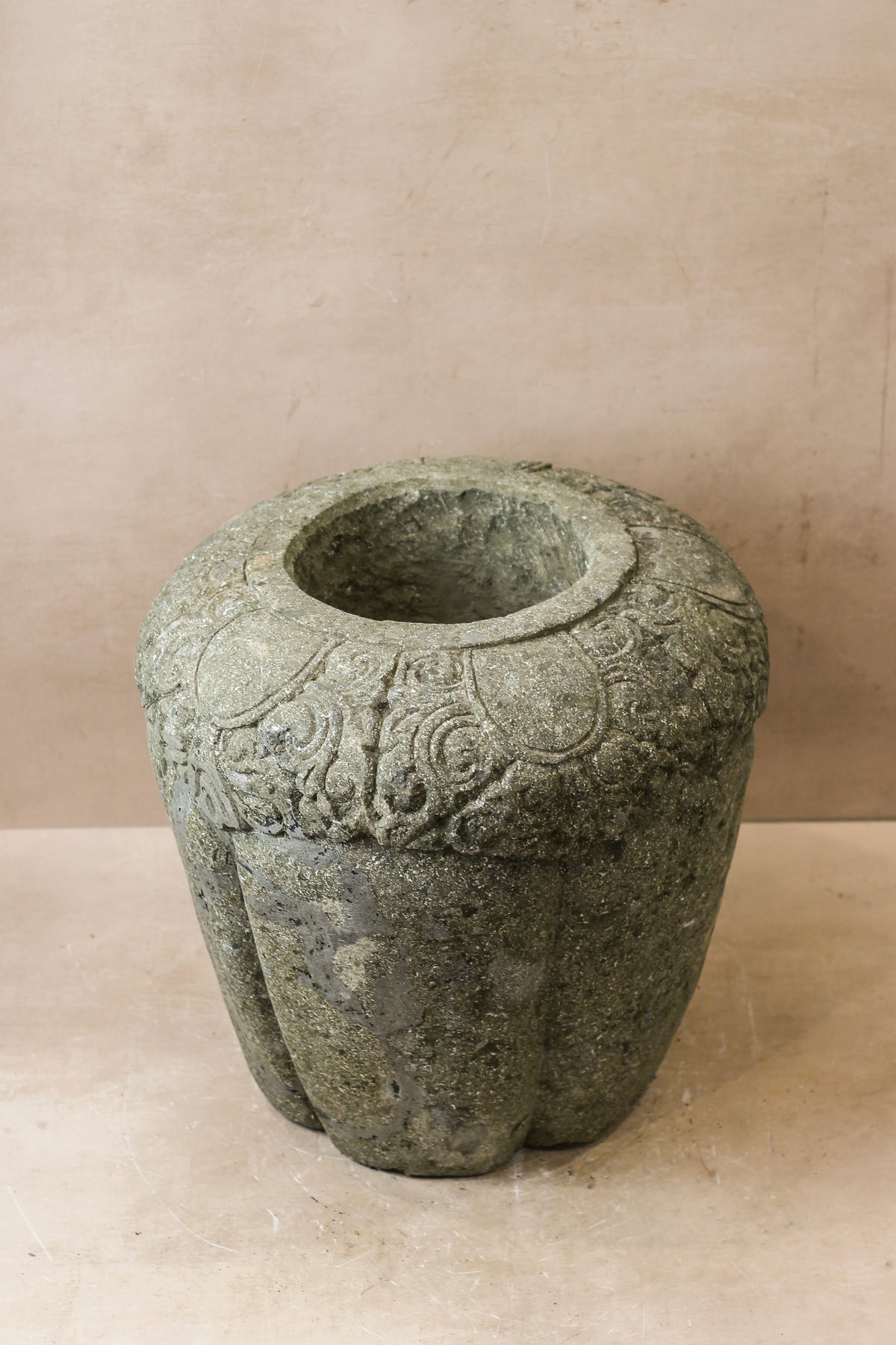 Vintage Decorative Stone Pot - No 1