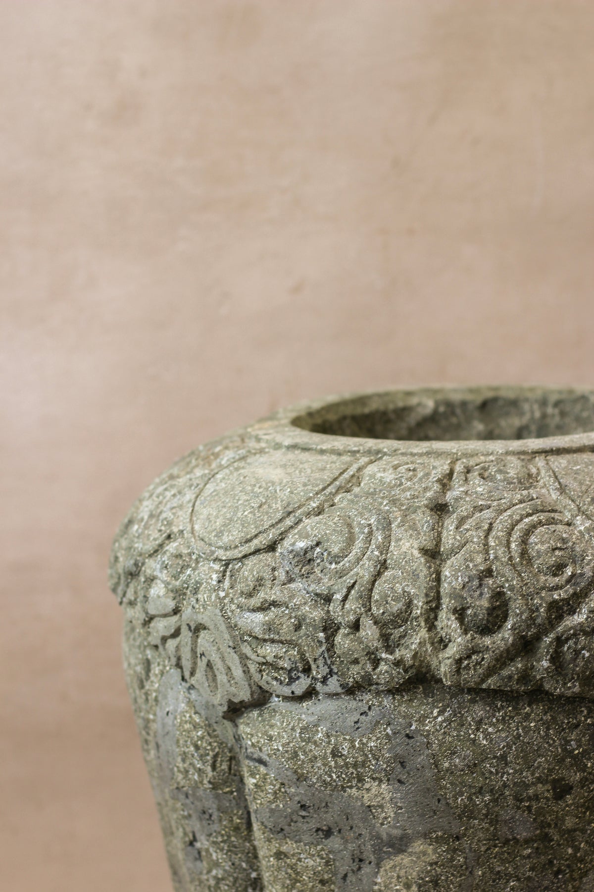 Vintage Decorative Stone Pot - No 1