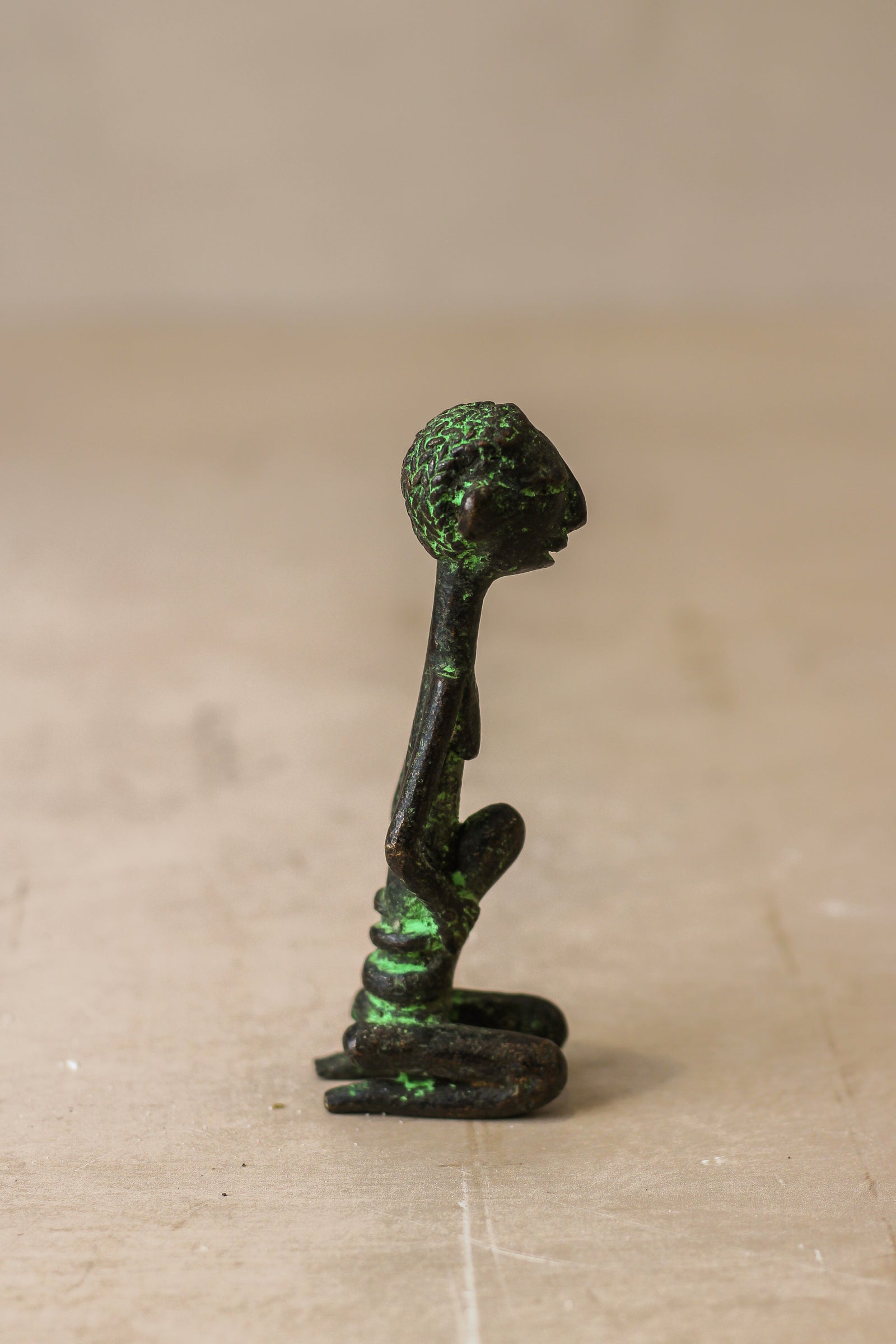 Benin Bronze Statue - 79.5