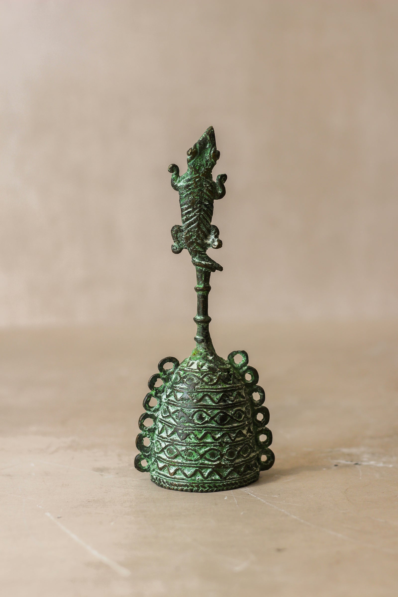 Benin Bronze Bell - 76.1