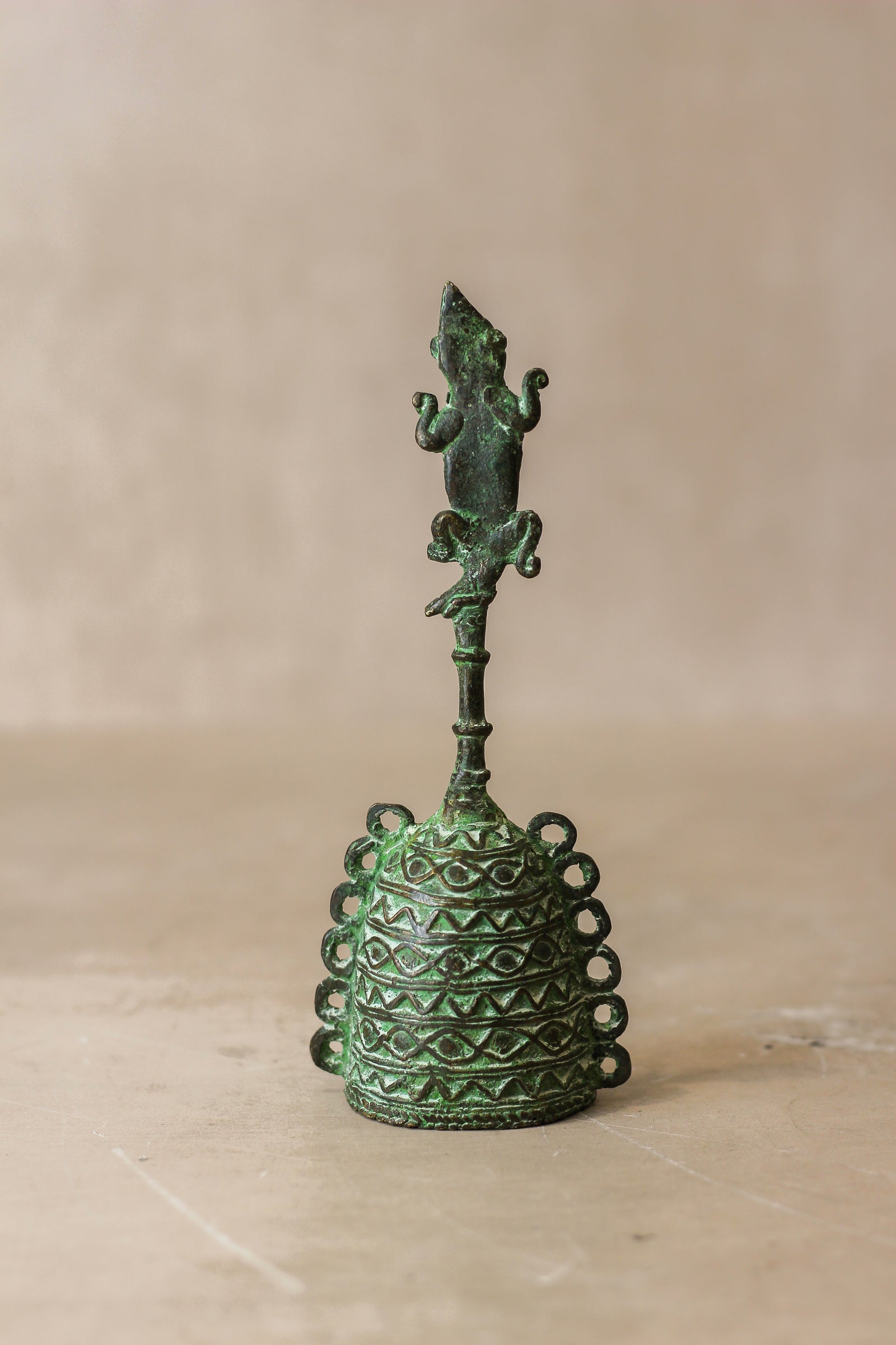 Benin Bronze Bell - 76.1