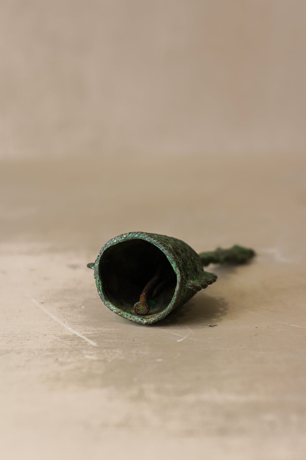 Benin Bronze Bell - 76.1