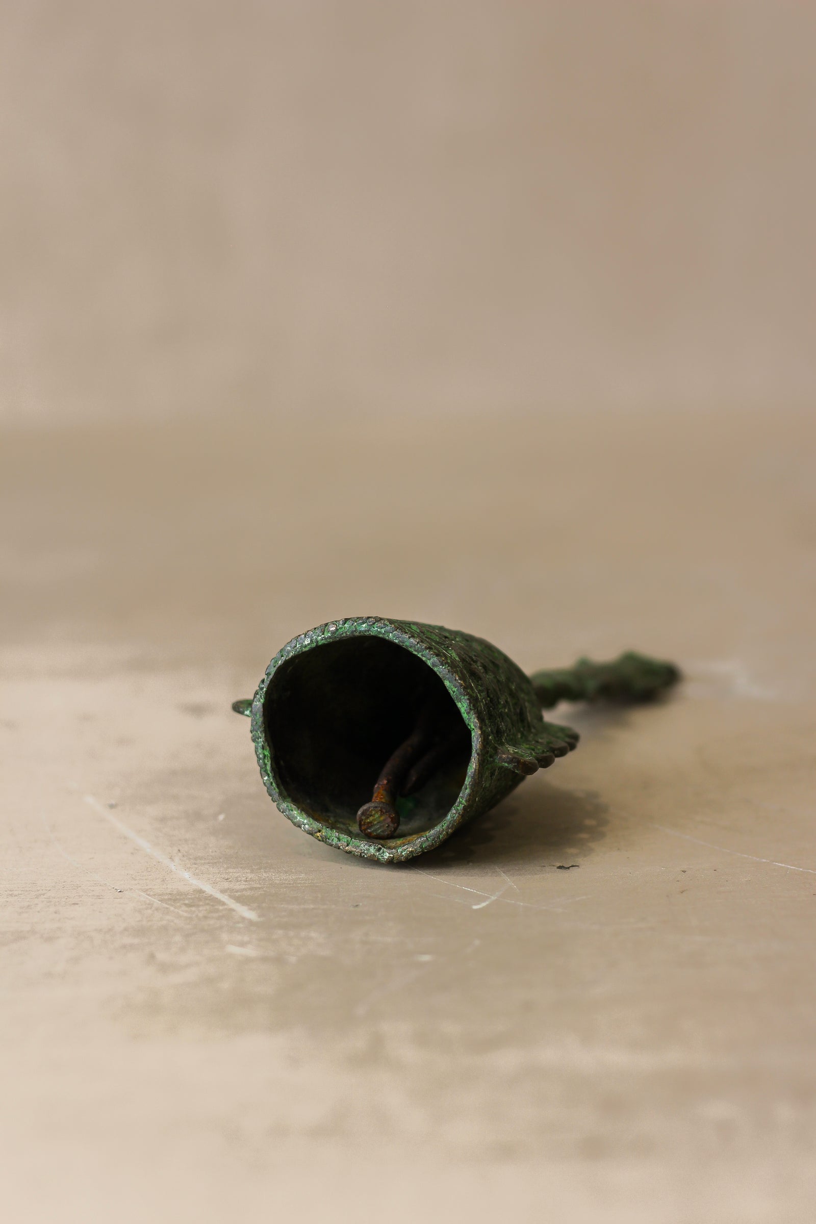 Benin Bronze Bell - 76.1