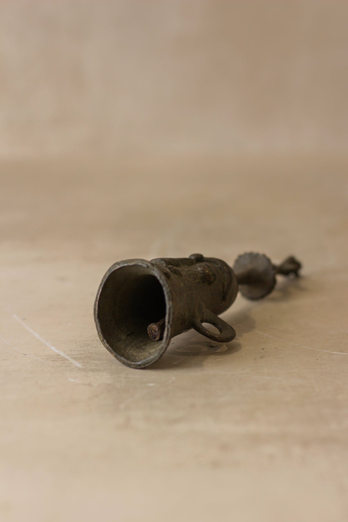 Benin Bronze Bell - 76.3