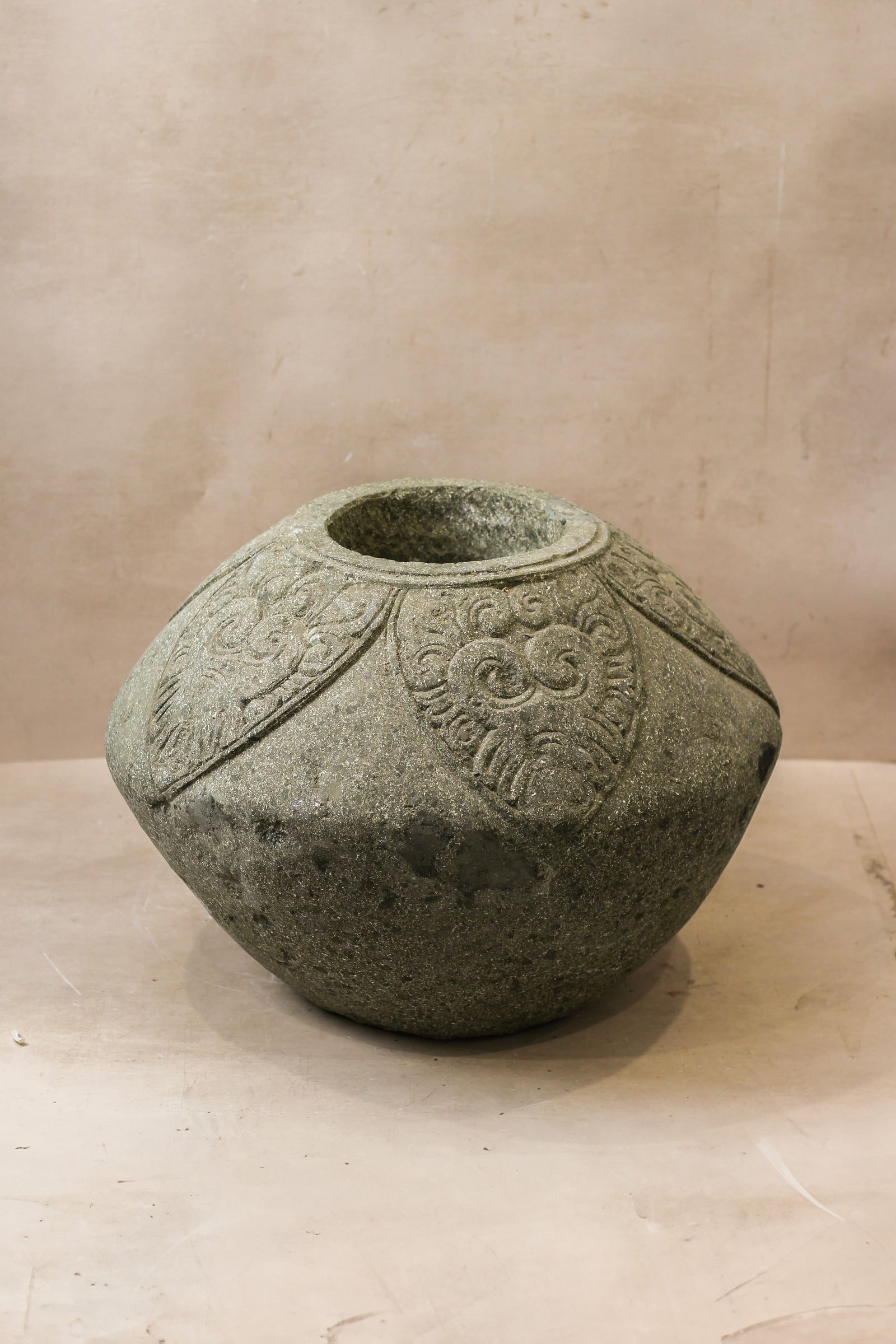 Vintage Decorative Stone Pot - No 2