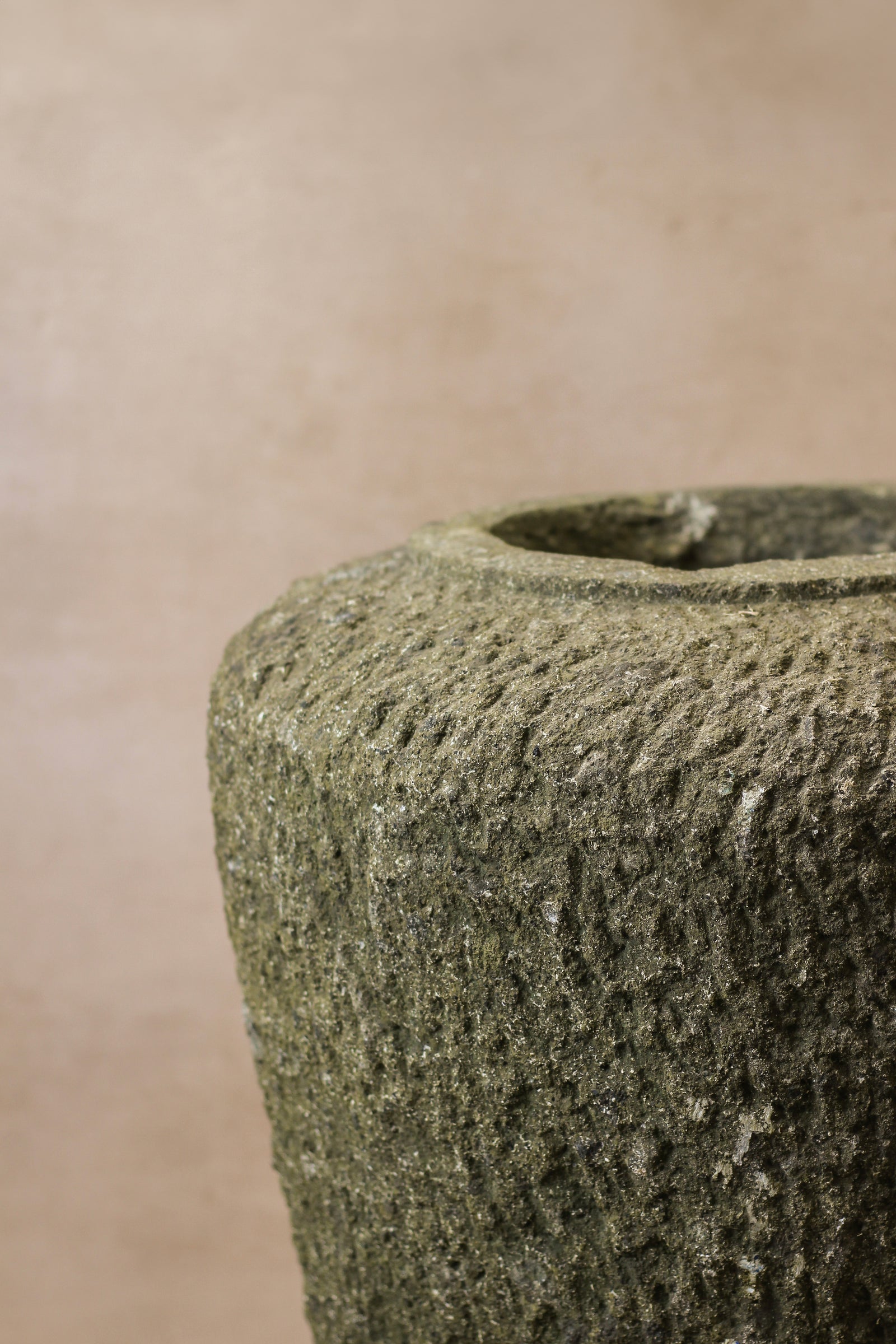 Vintage Decorative Stone Pot - No 4