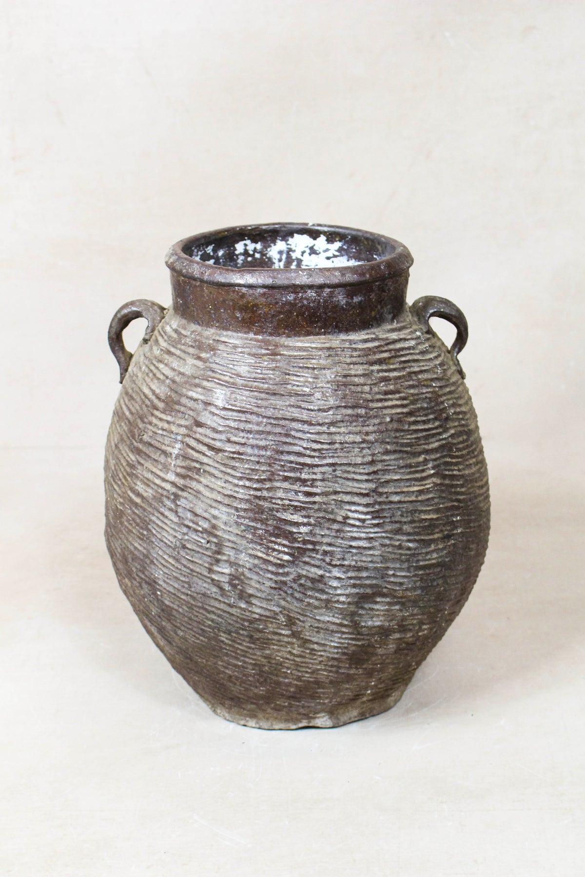 Antique Earthenware Preserve Pots - AEP 19