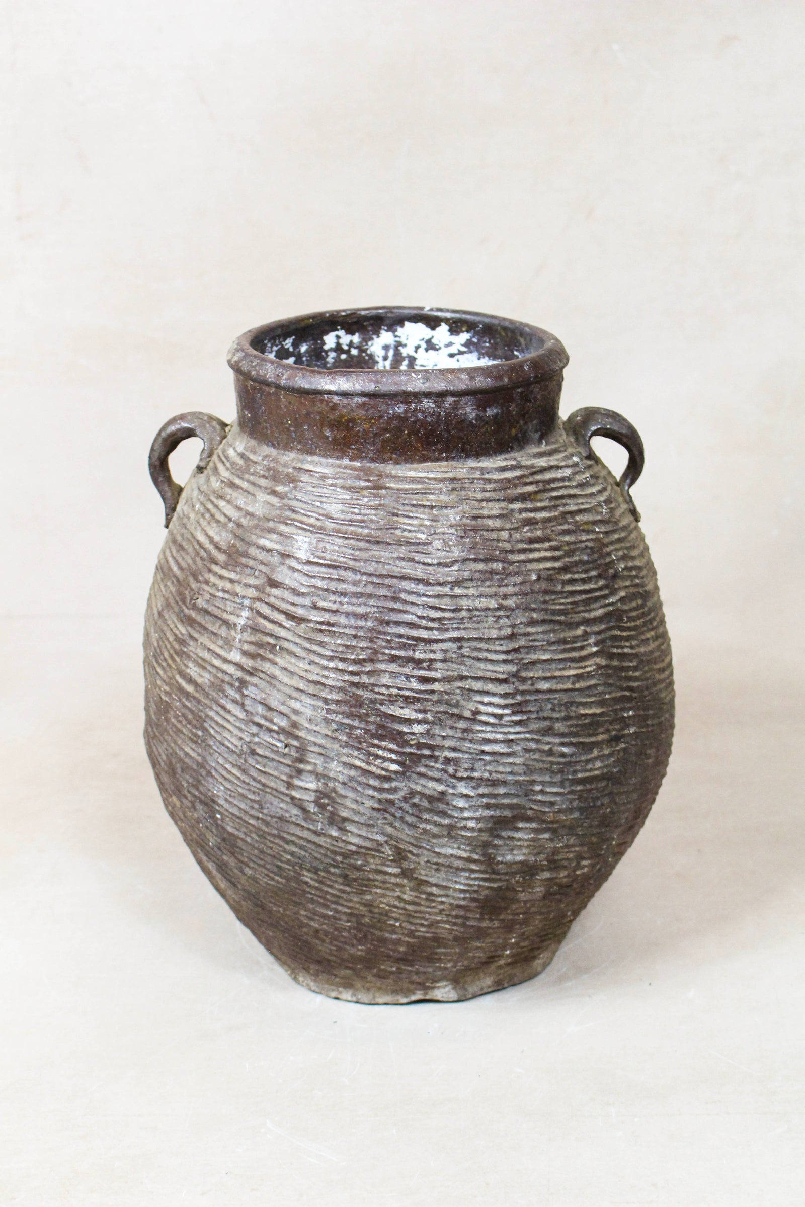 Antique Earthenware Preserve Pots - AEP 19
