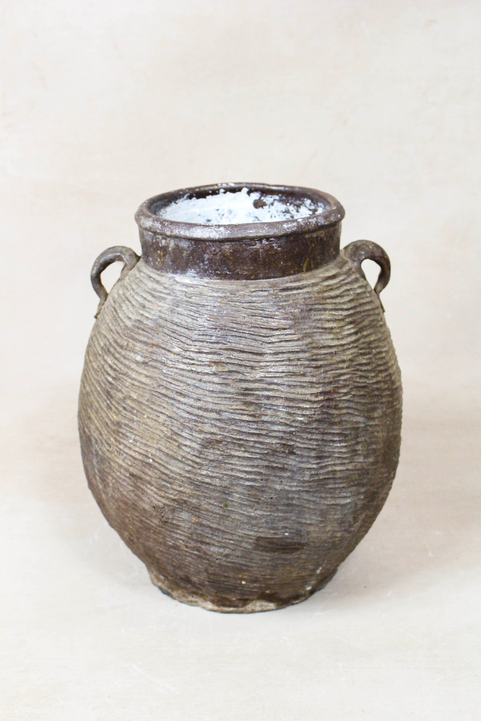 Antique Earthenware Preserve Pots - AEP 19