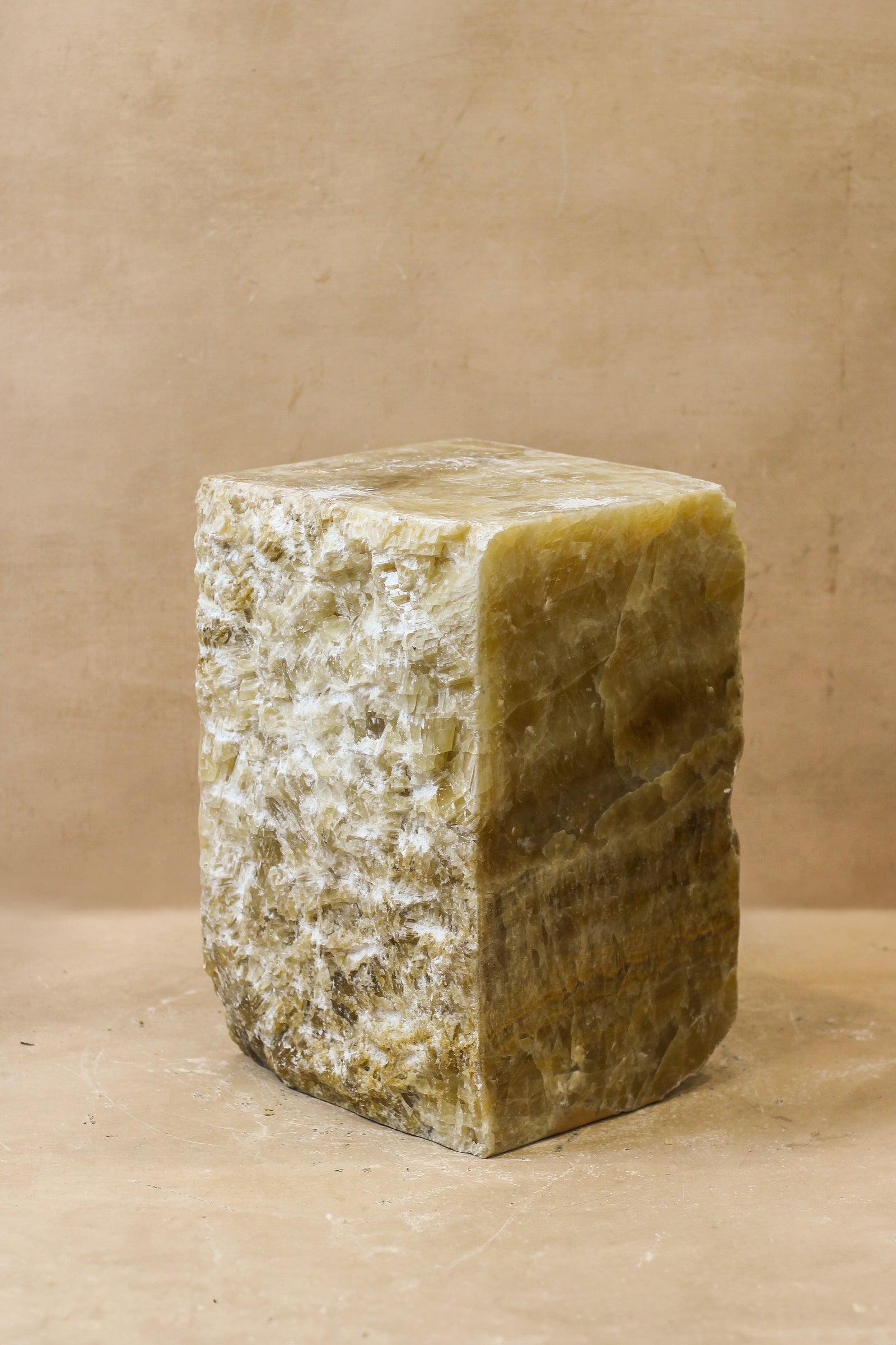 Onyx Side Table Pedestal Raw - Solid - No 4