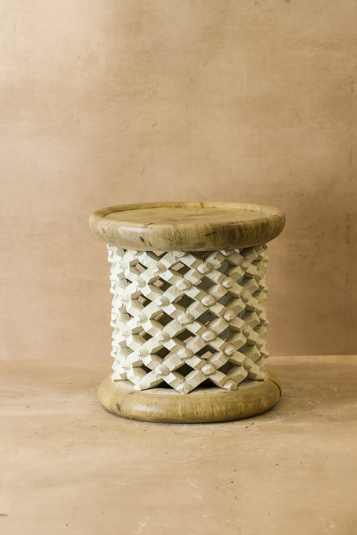 Bamileke Table - Natural/White - 123.2