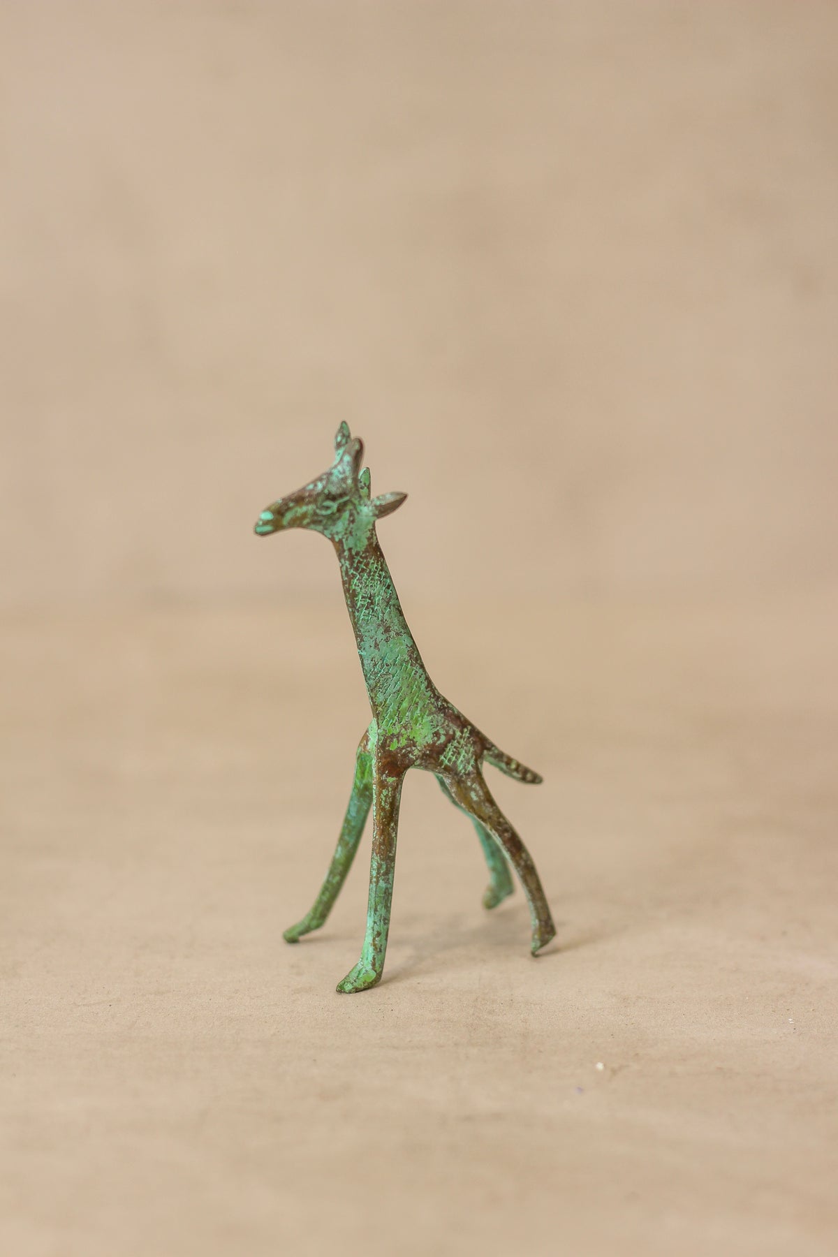 Tuareg Miniature Bronze Giraffe - 118