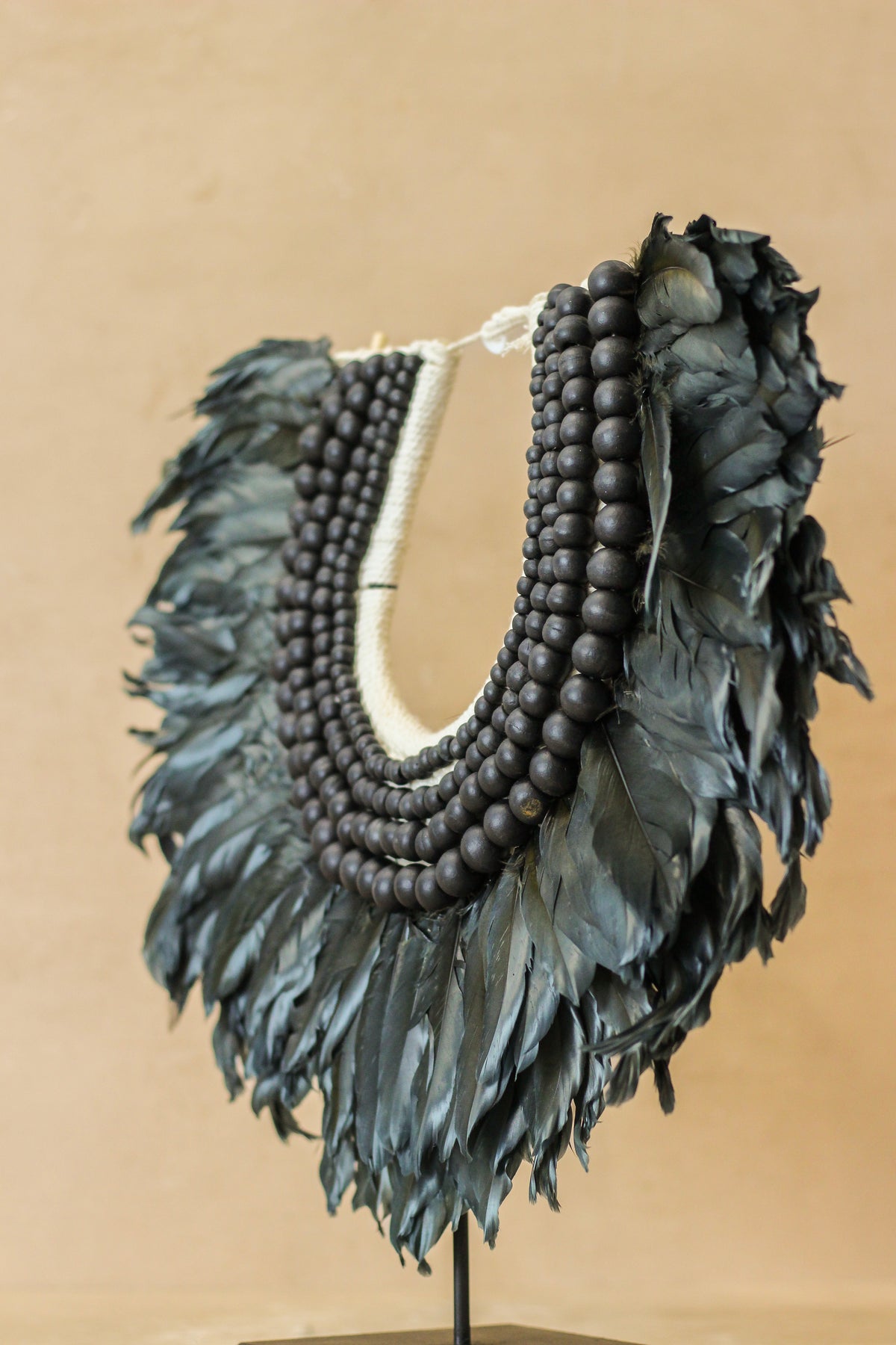 Handmade Feathers and Shell Necklace - 22.8