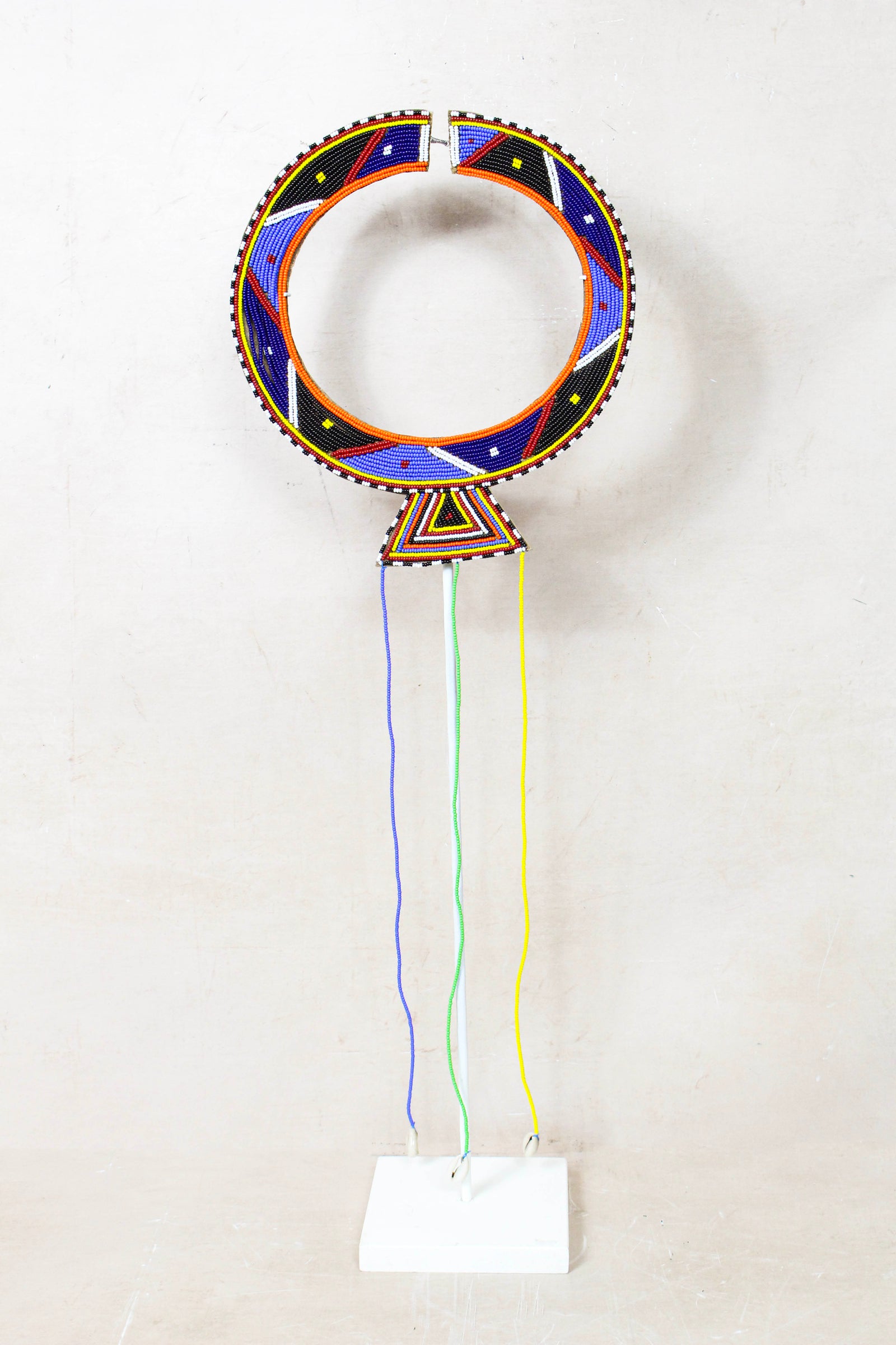 Kenya Maasai beaded Necklace - S3