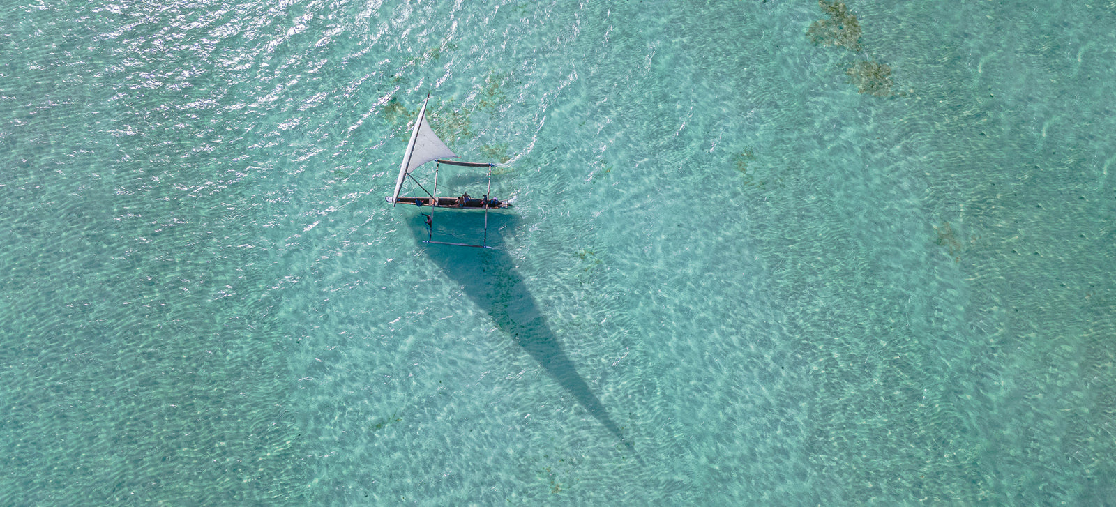 Dhow at sea by Wim van den Heever