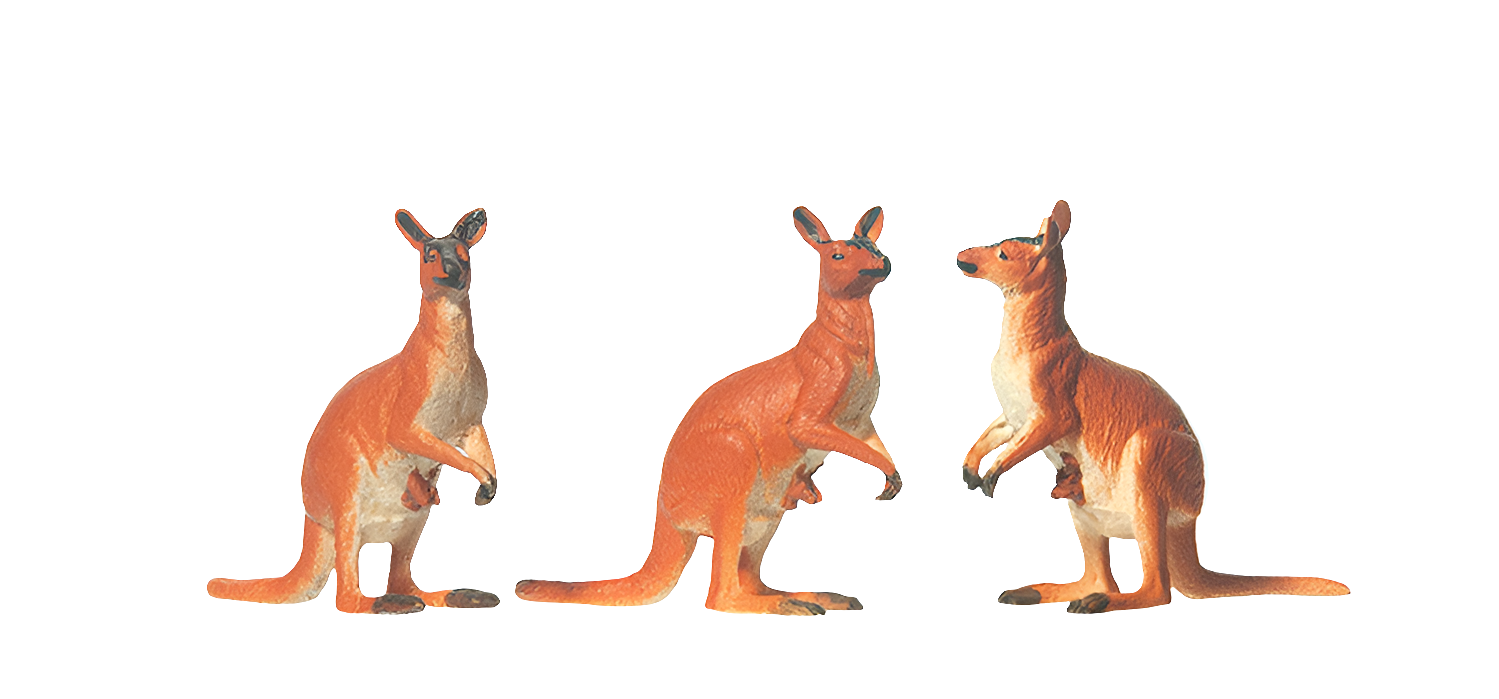 Circus Kangaroos Terrarium Figures 20392