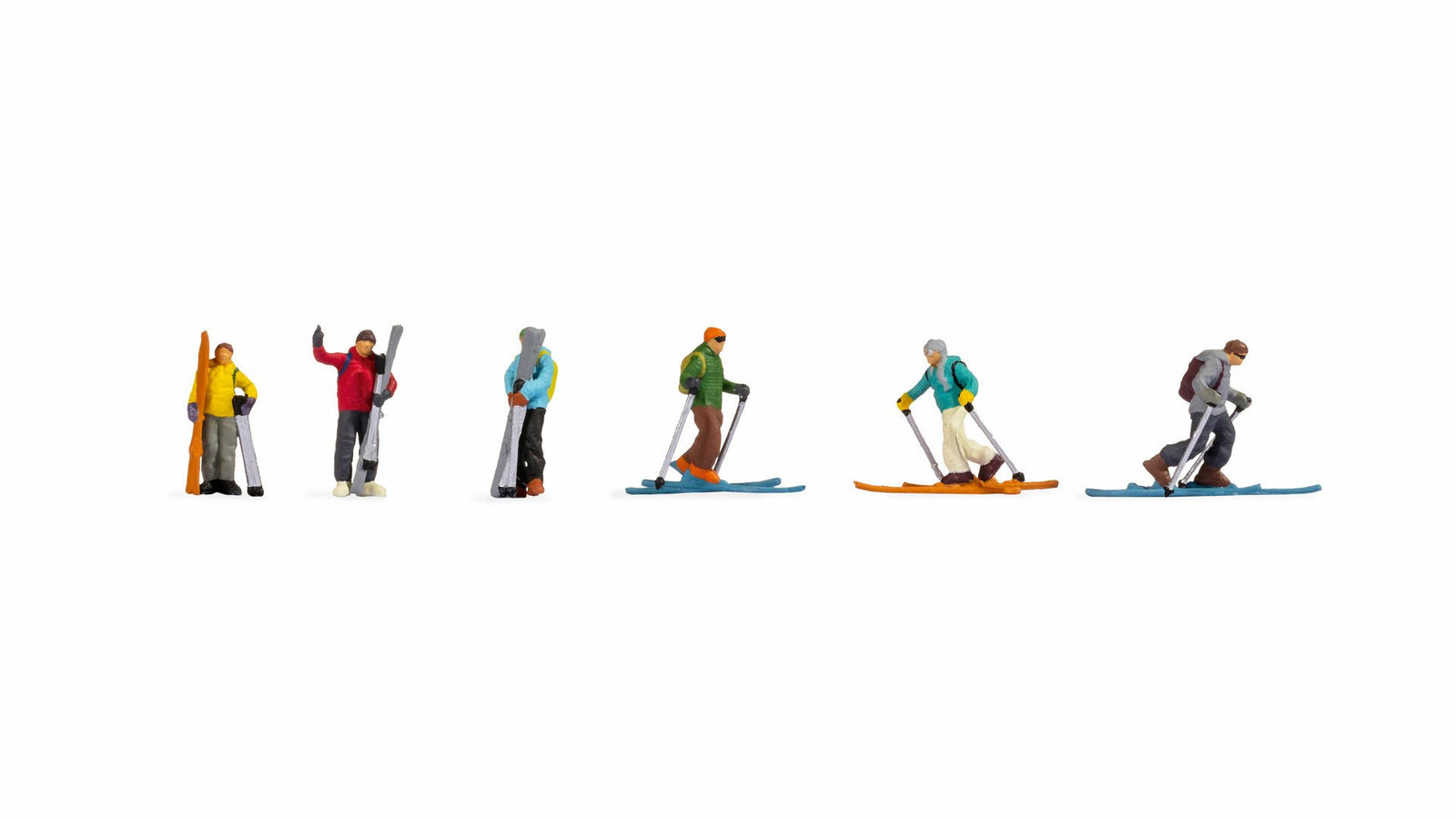 This set provides variety to populate a busy slope